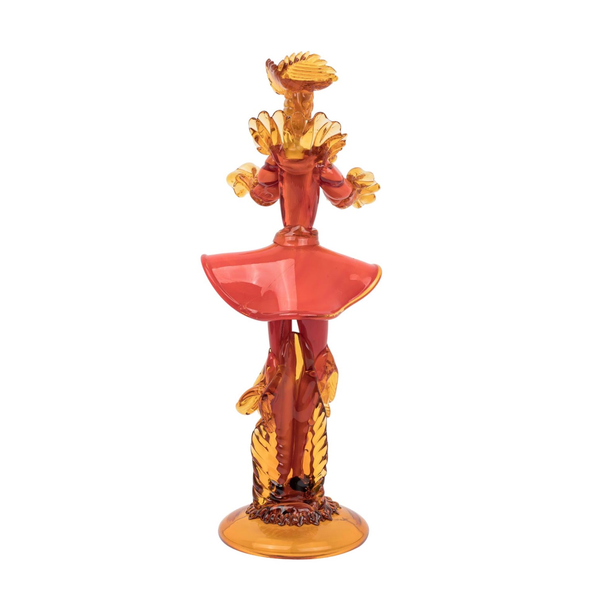 Große venezianische Figur aus Murano Glas, 1960er/70er Jahre. - Image 3 of 8