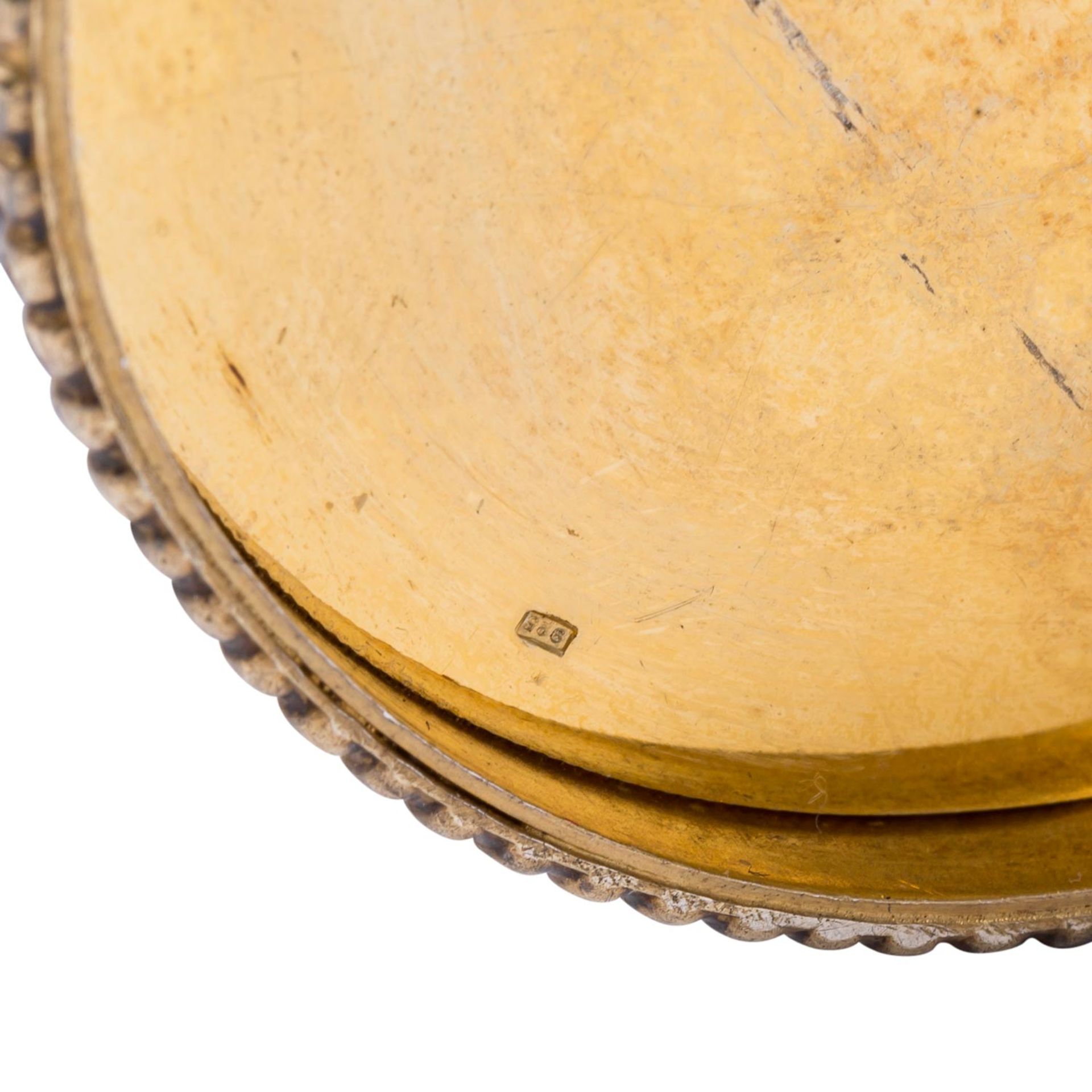 RUSSLAND aufklappbares Zier-Ei mit Reiterstandbild im Fabergé-Stil, 20. Jh. - Bild 9 aus 16