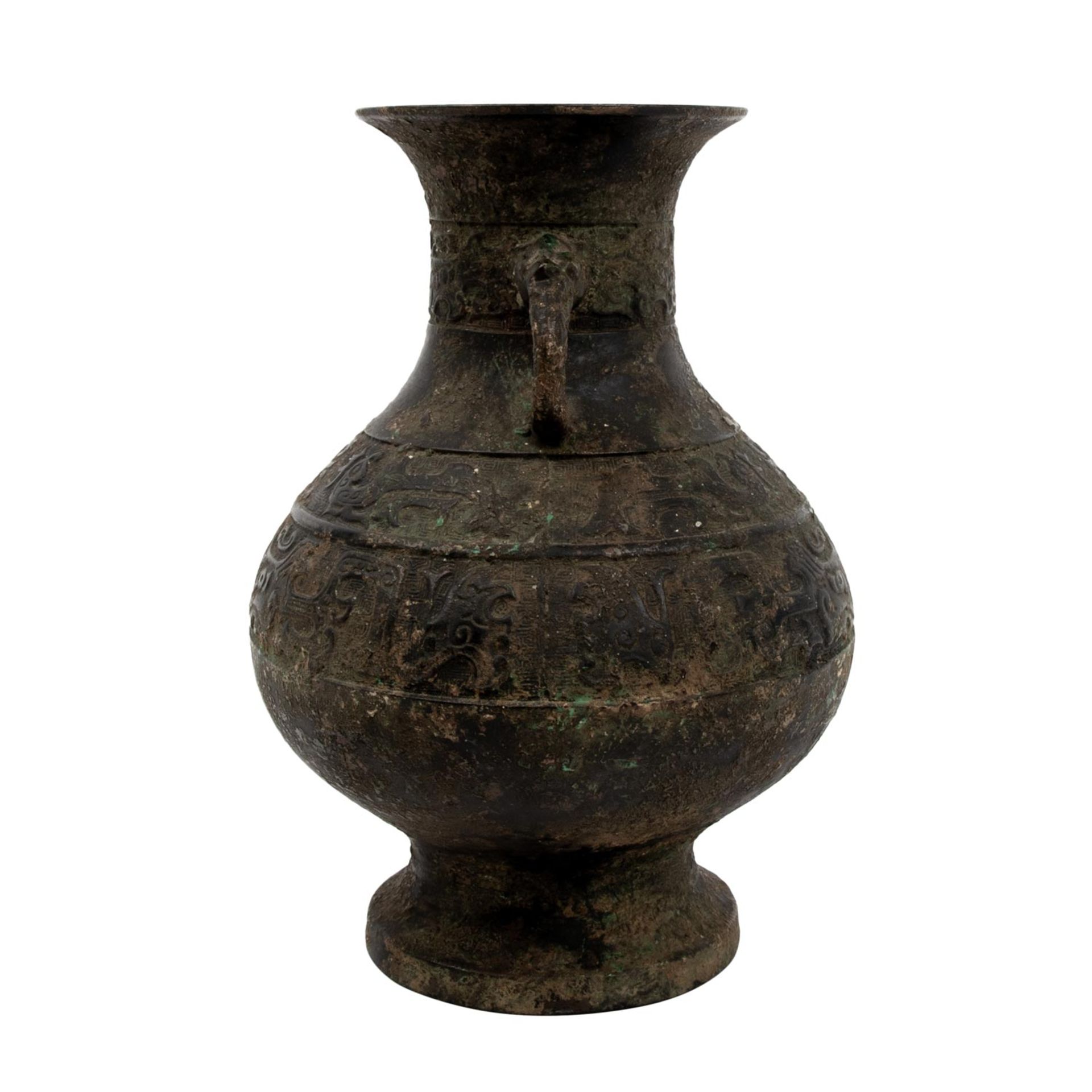 Hu-förmige Vase. CHINA, - Image 4 of 11