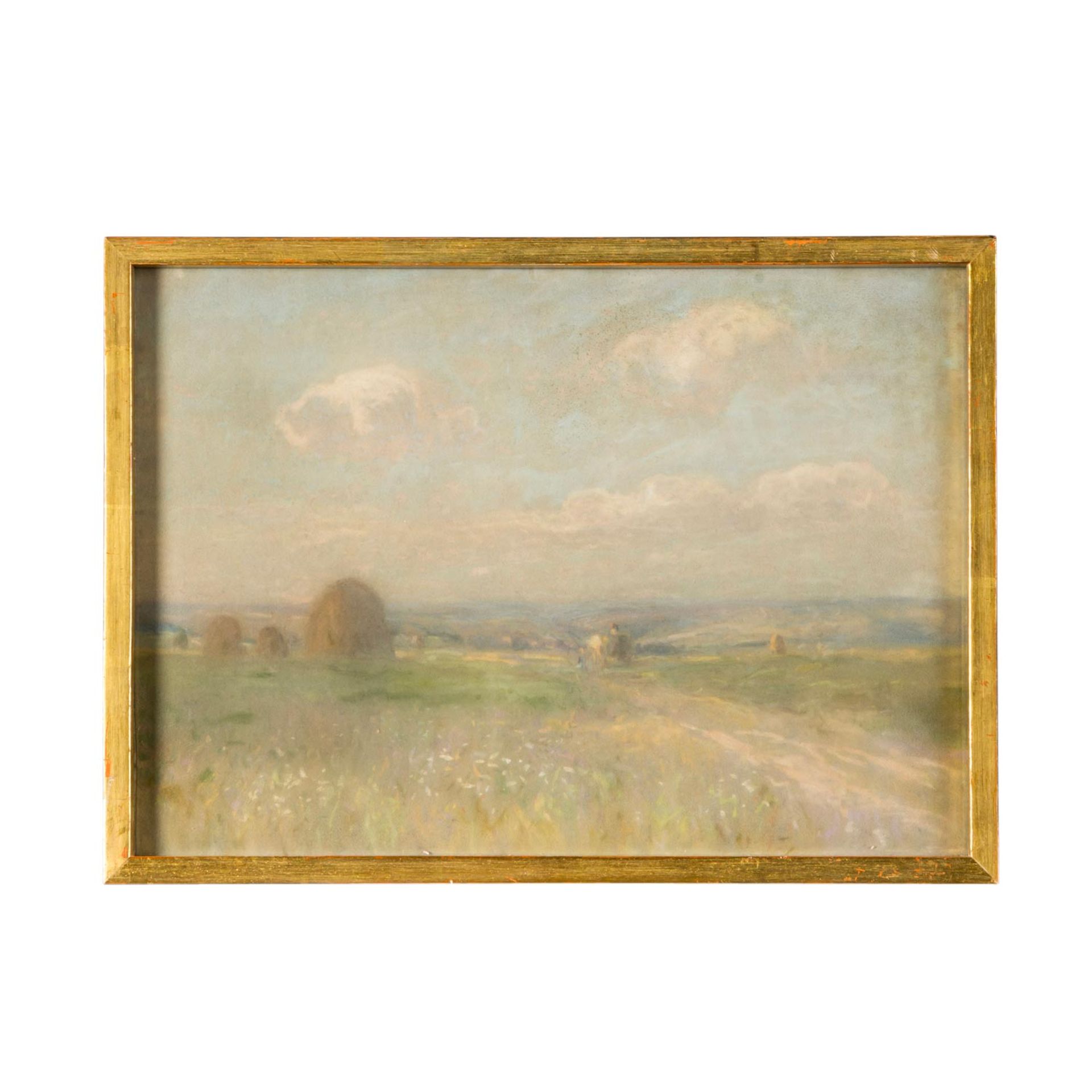 STARKER, Erwin, ATTRIBUIERT (1872-1938), "Sommerlandschaft mit Heuernte", - Bild 2 aus 5