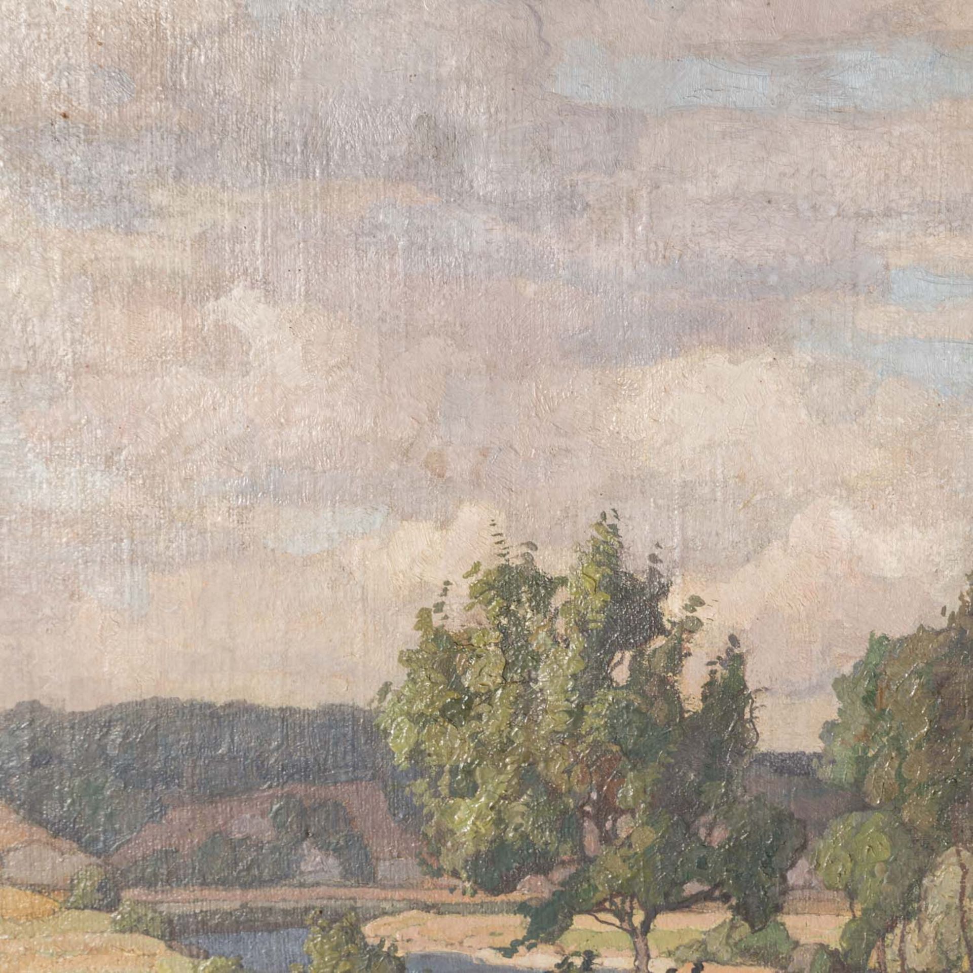 KAISER, RICHARD (1868-1941), "Flusslandschaft", - Bild 5 aus 10