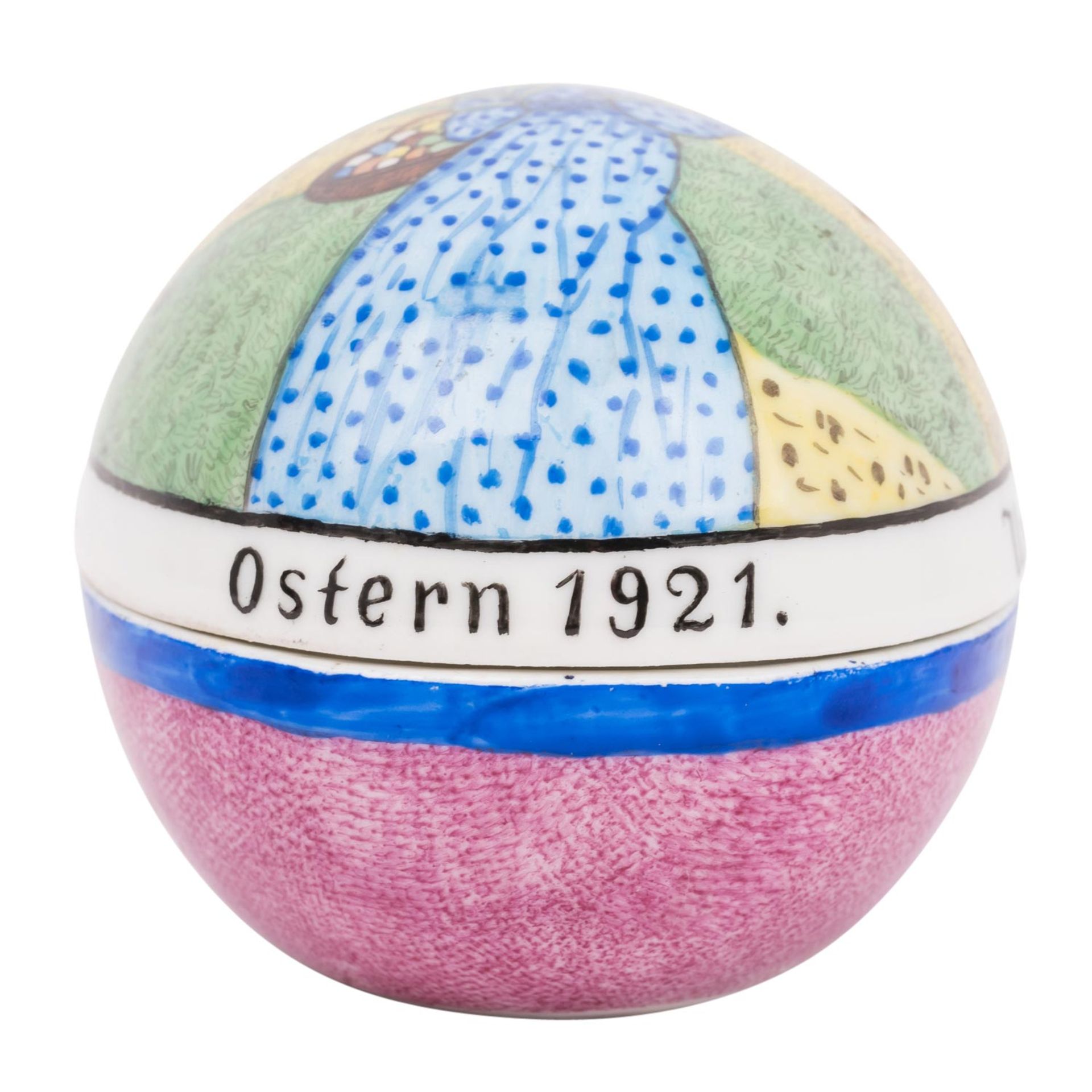 MEISSEN Osterei als Deckeldose, 1921, - Image 4 of 9