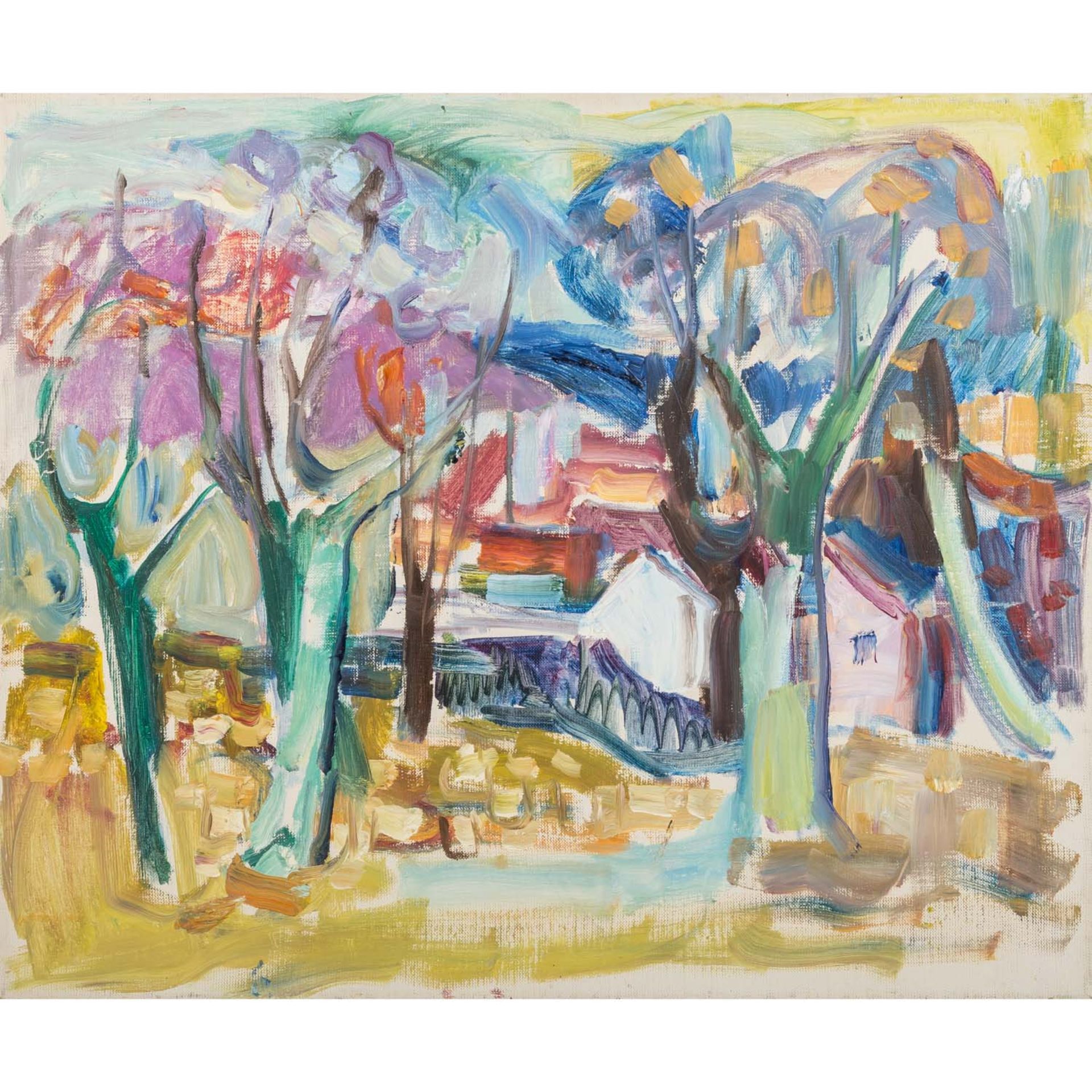 SCHOBER, PETER JAKOB (1897-1983), "Grüne Bäume",