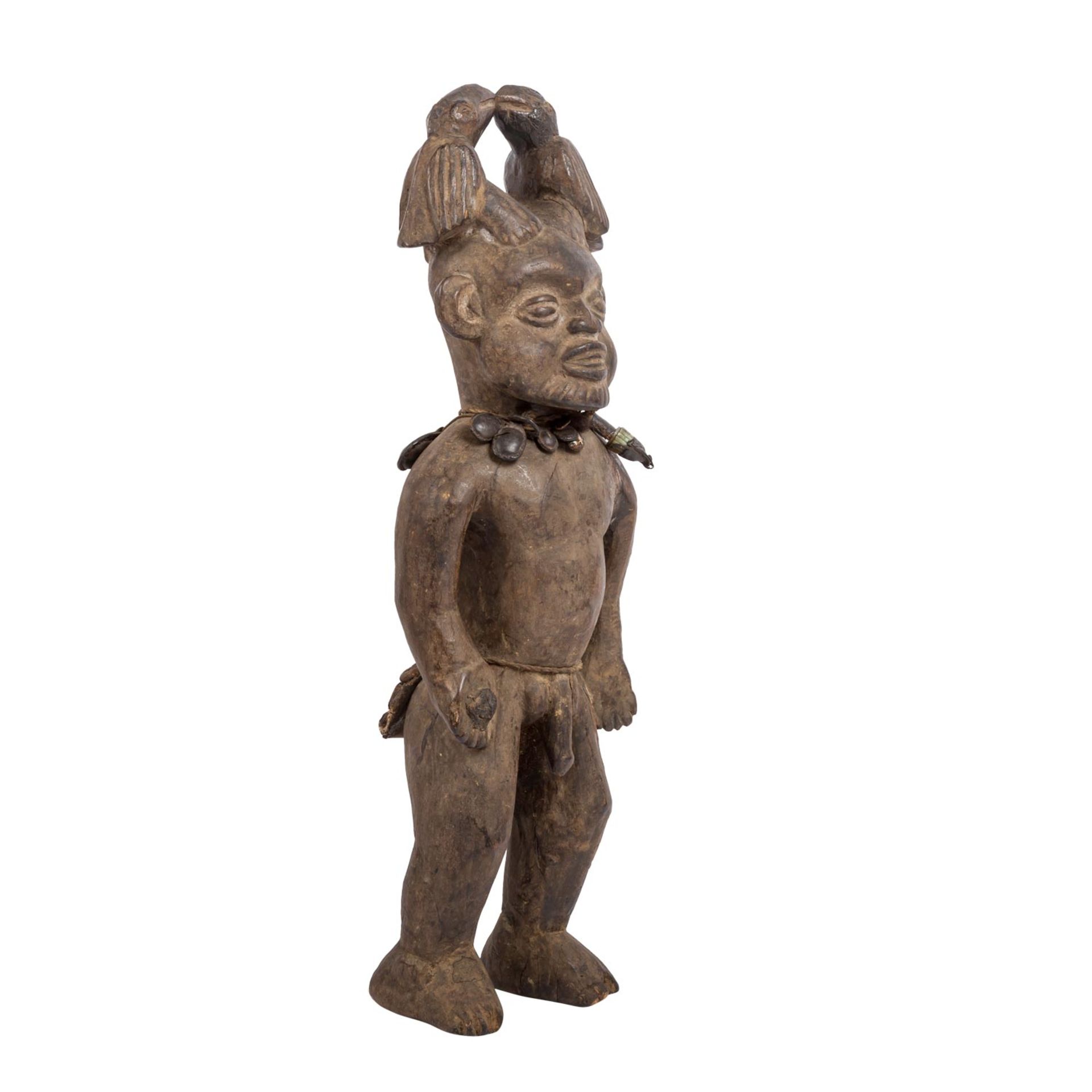 Skulptur einer magischen männlichen Figur. KAMERUN/AFRIKA, um 1900 oder älter. - Image 2 of 10