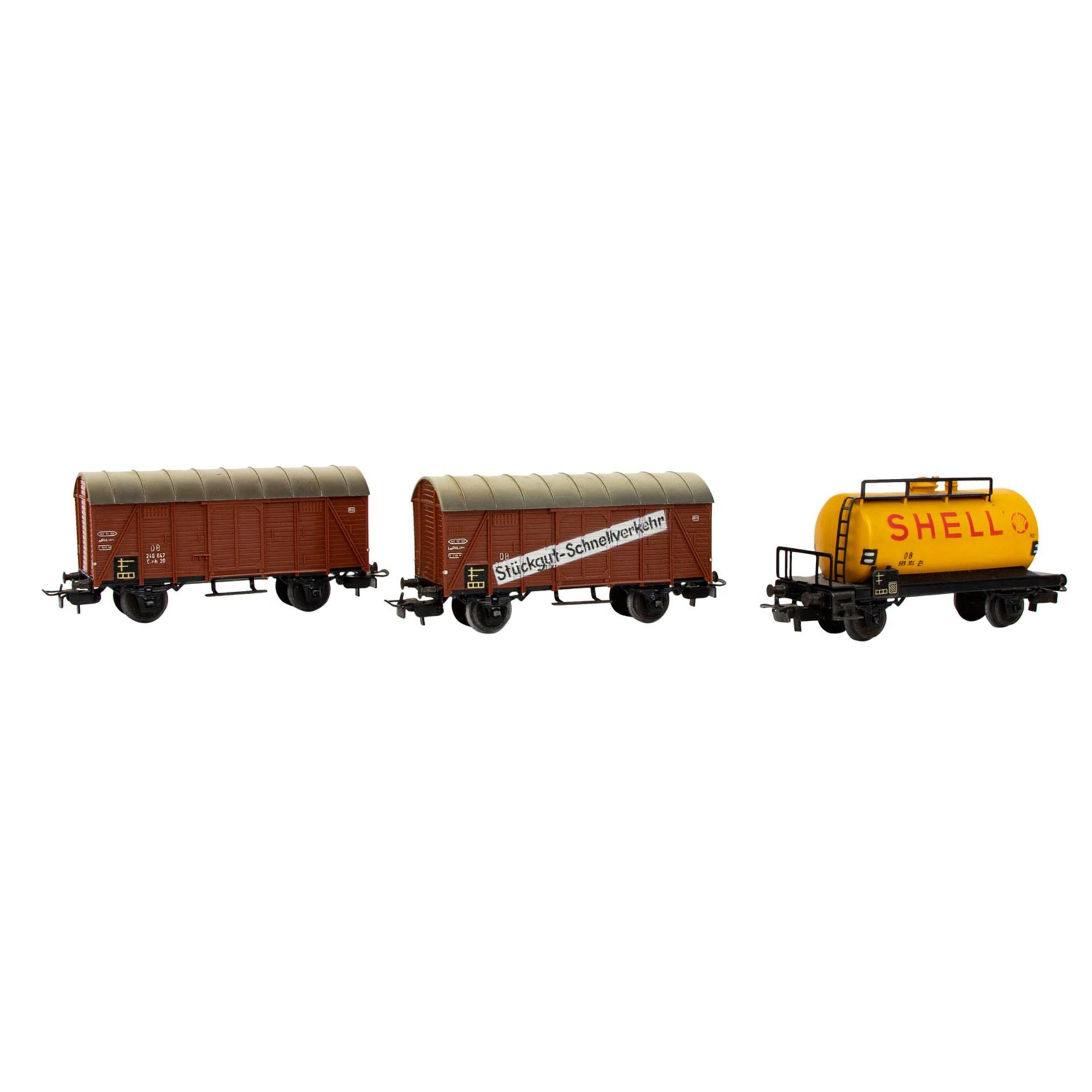 MÄRKLIN/EHEIM Konvolut aus zwei Lokomotiven, 6 Güterwagen und 1 Starter-Set, Spur H0, - Bild 4 aus 16