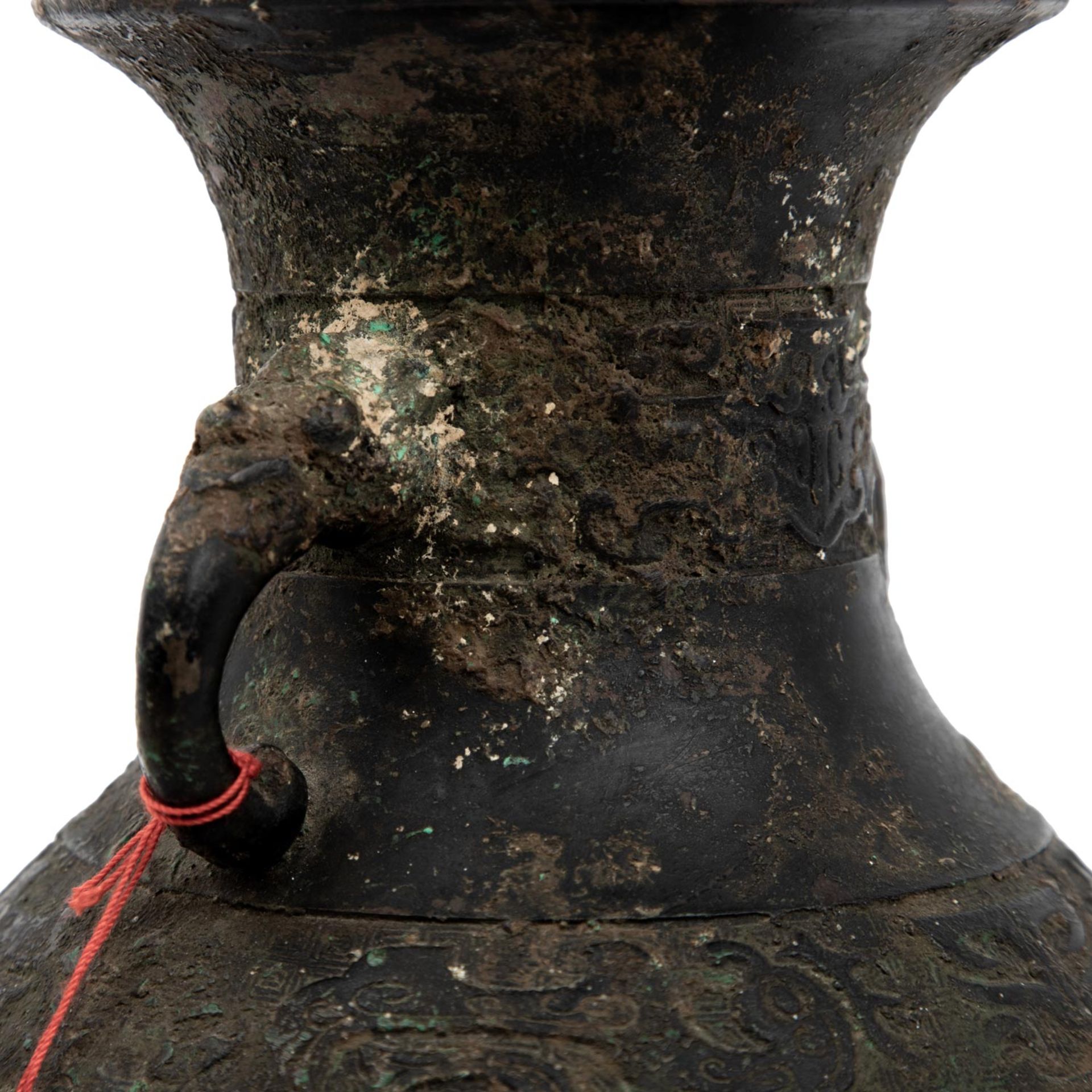 Hu-förmige Vase. CHINA, - Image 6 of 11