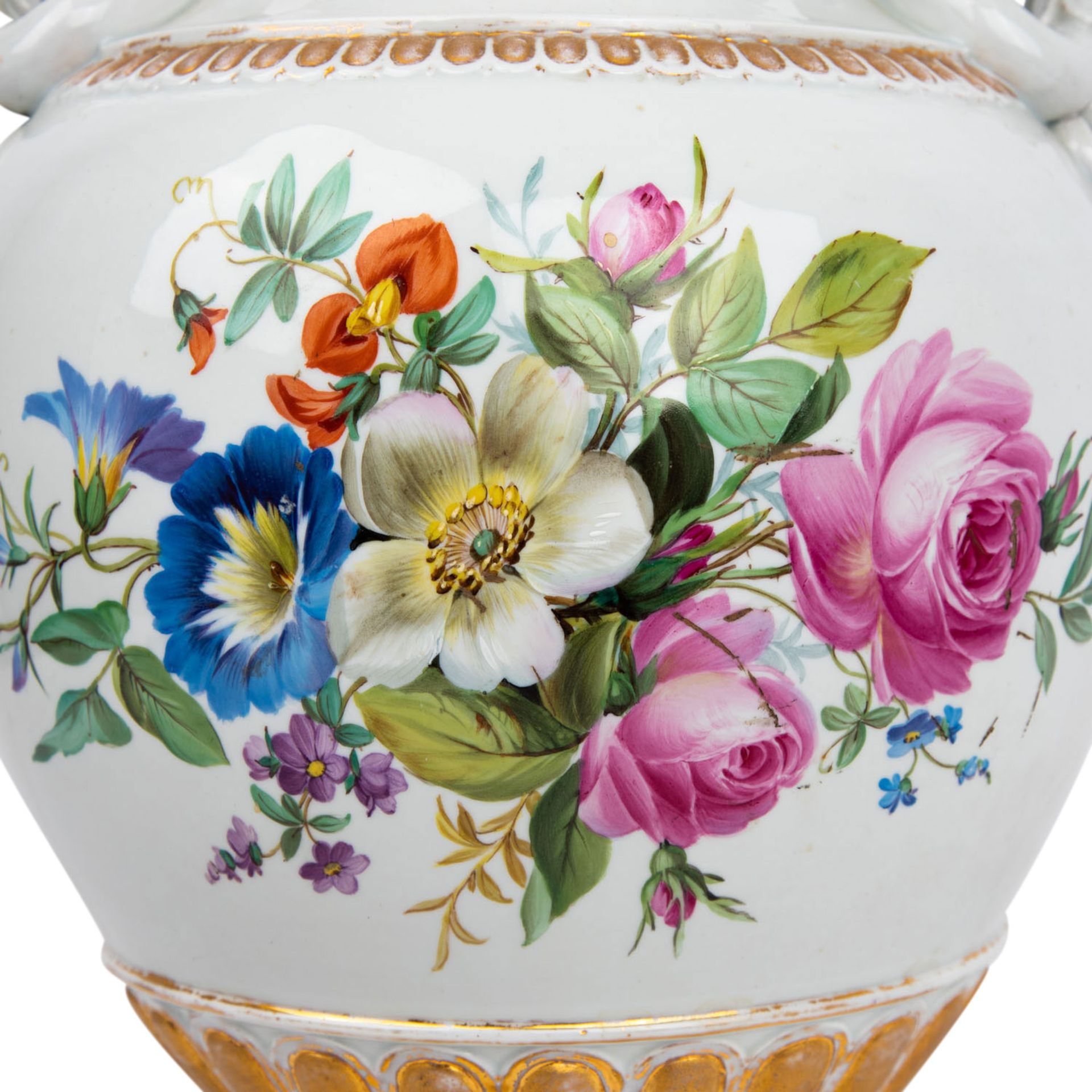 MEISSEN große Schwanenhenkelvase, 1. H. 20. Jh., - Image 8 of 10