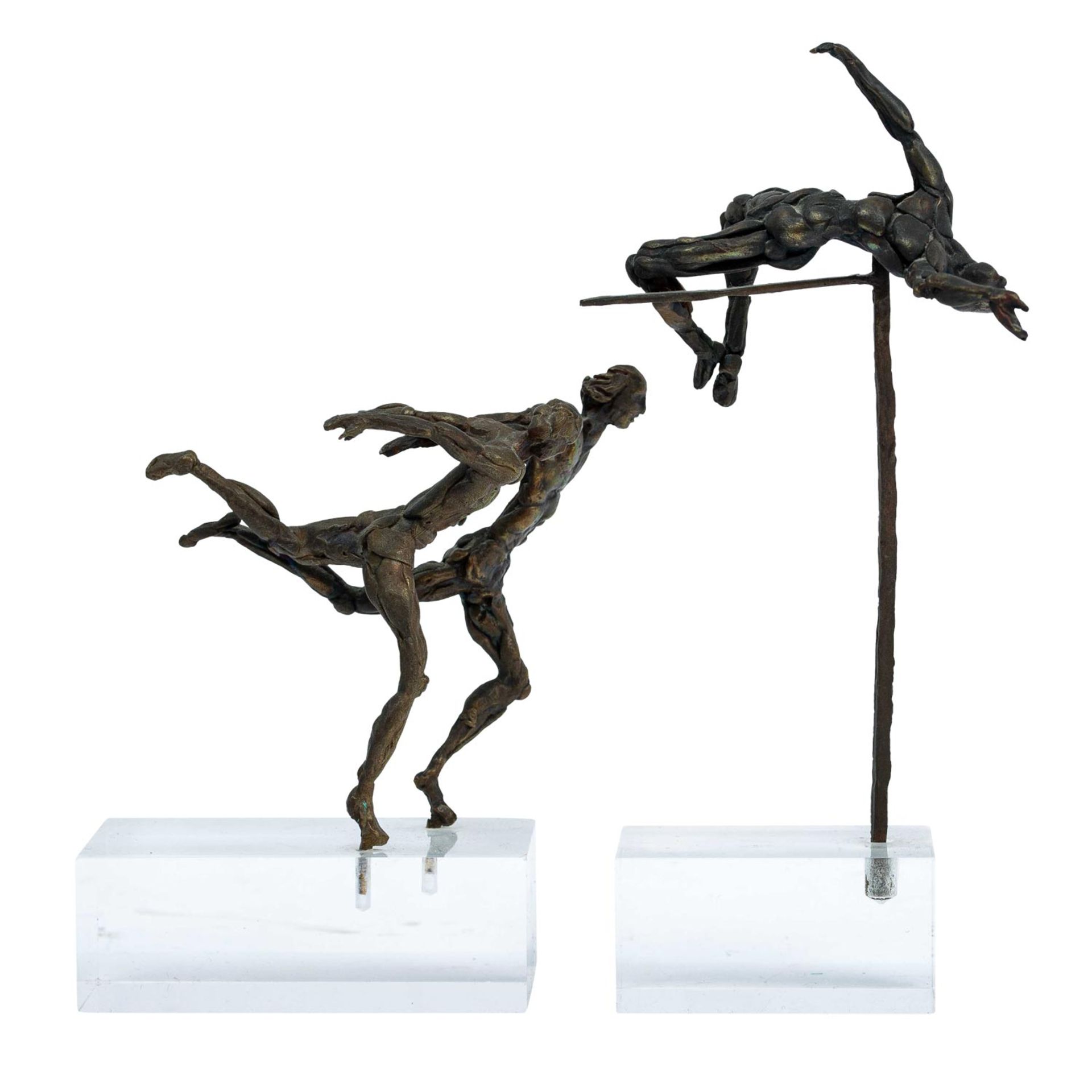 SCHRÖDER, HANS, attribuiert (1930-2010), 2 Figuren "Sportler", - Bild 4 aus 8