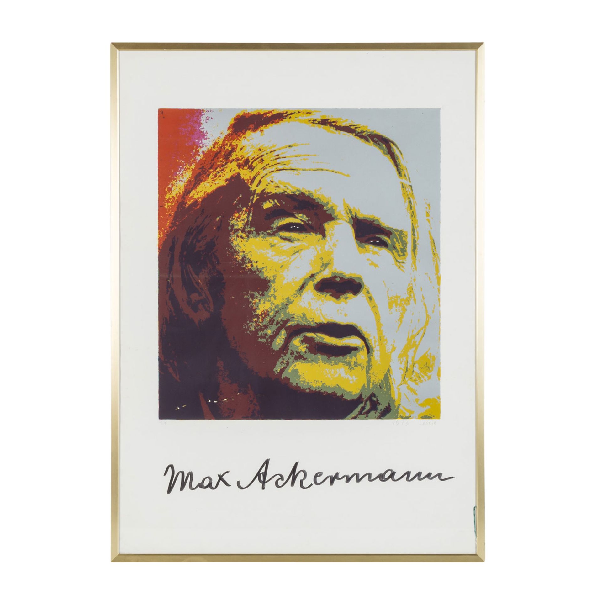 LESLIE (Künstler/in 20. Jh.), "Max Ackermann", - Image 2 of 6