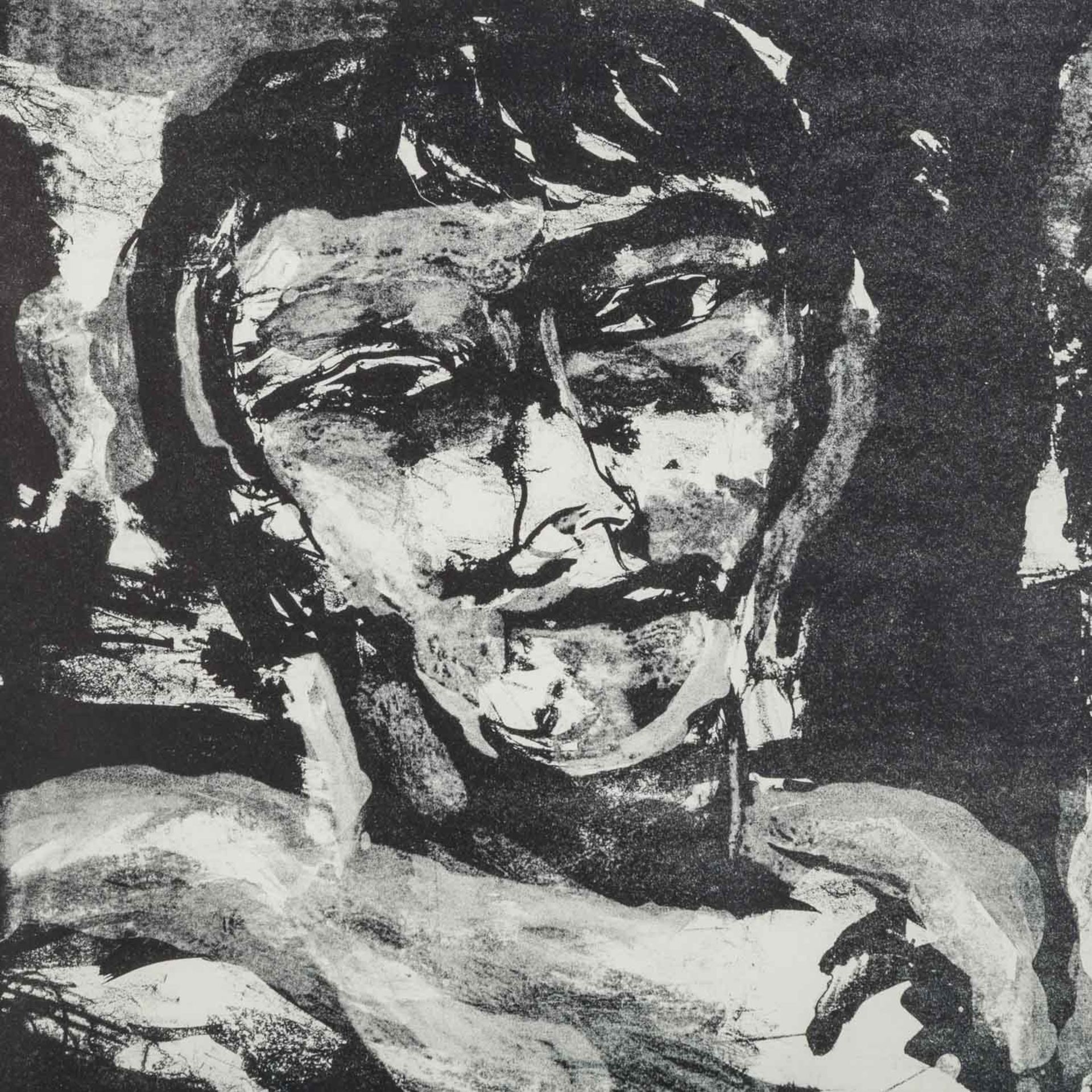 HENNINGER, MANFRED (1894-1986, Prof.), "Doppelportrait", - Image 4 of 7