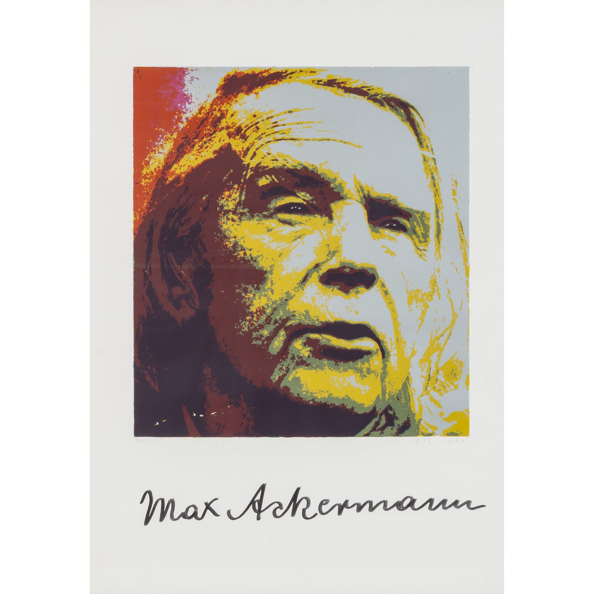 LESLIE (Künstler/in 20. Jh.), "Max Ackermann",