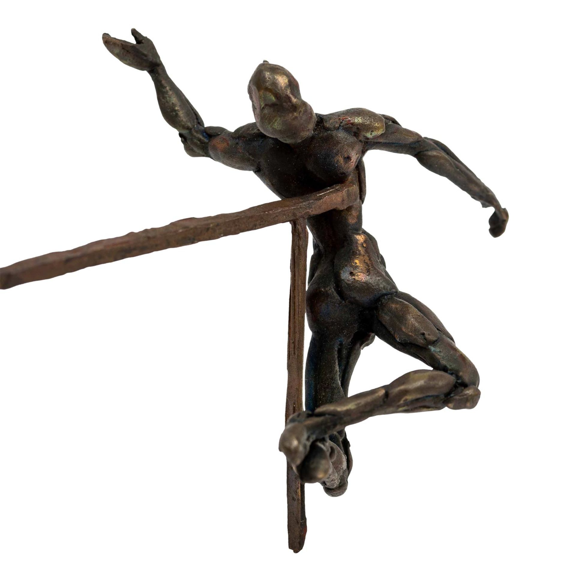 SCHRÖDER, HANS, attribuiert (1930-2010), 2 Figuren "Sportler", - Image 7 of 8