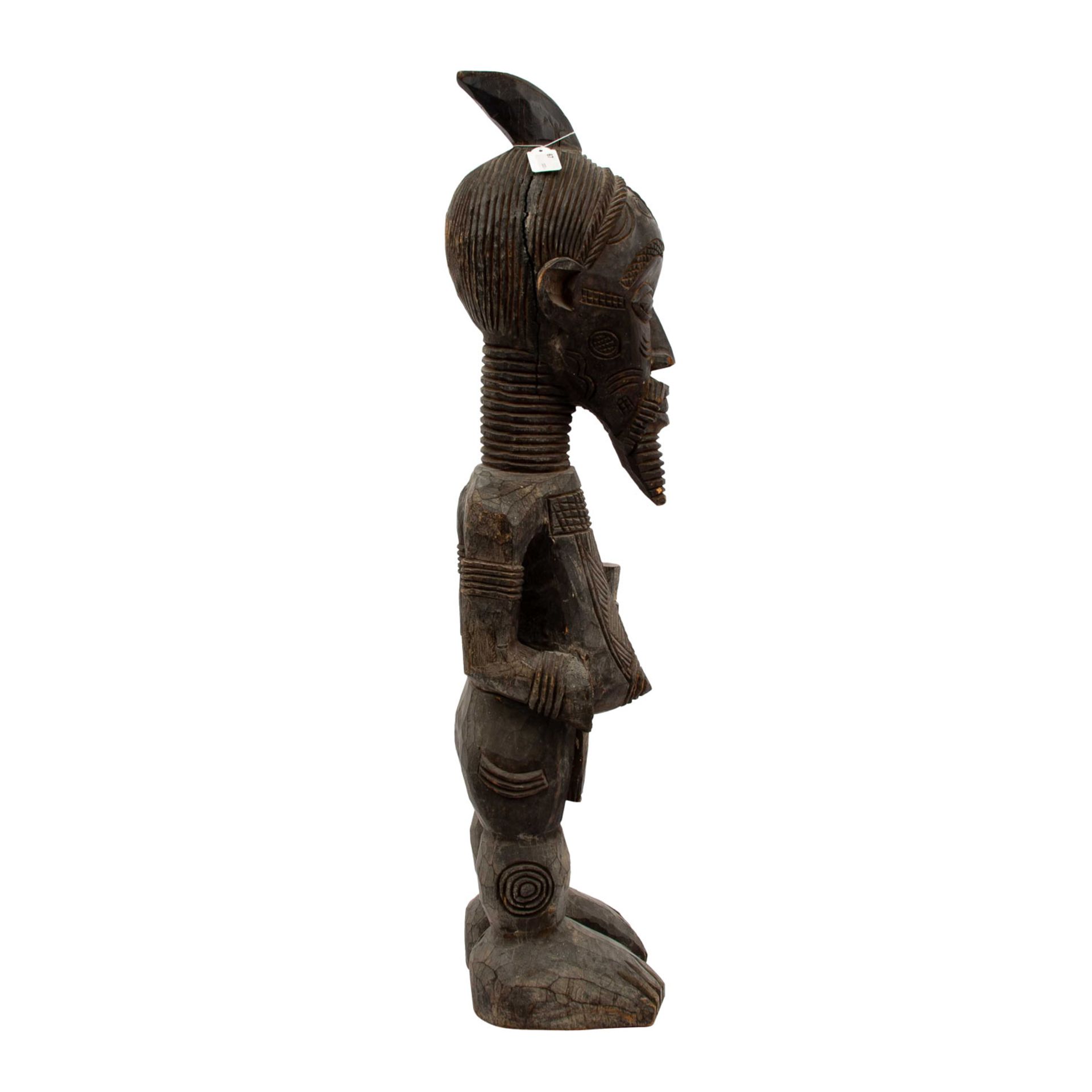 Skulptur eines Kriegers. BENA LULUA/KONGO. - Bild 6 aus 12