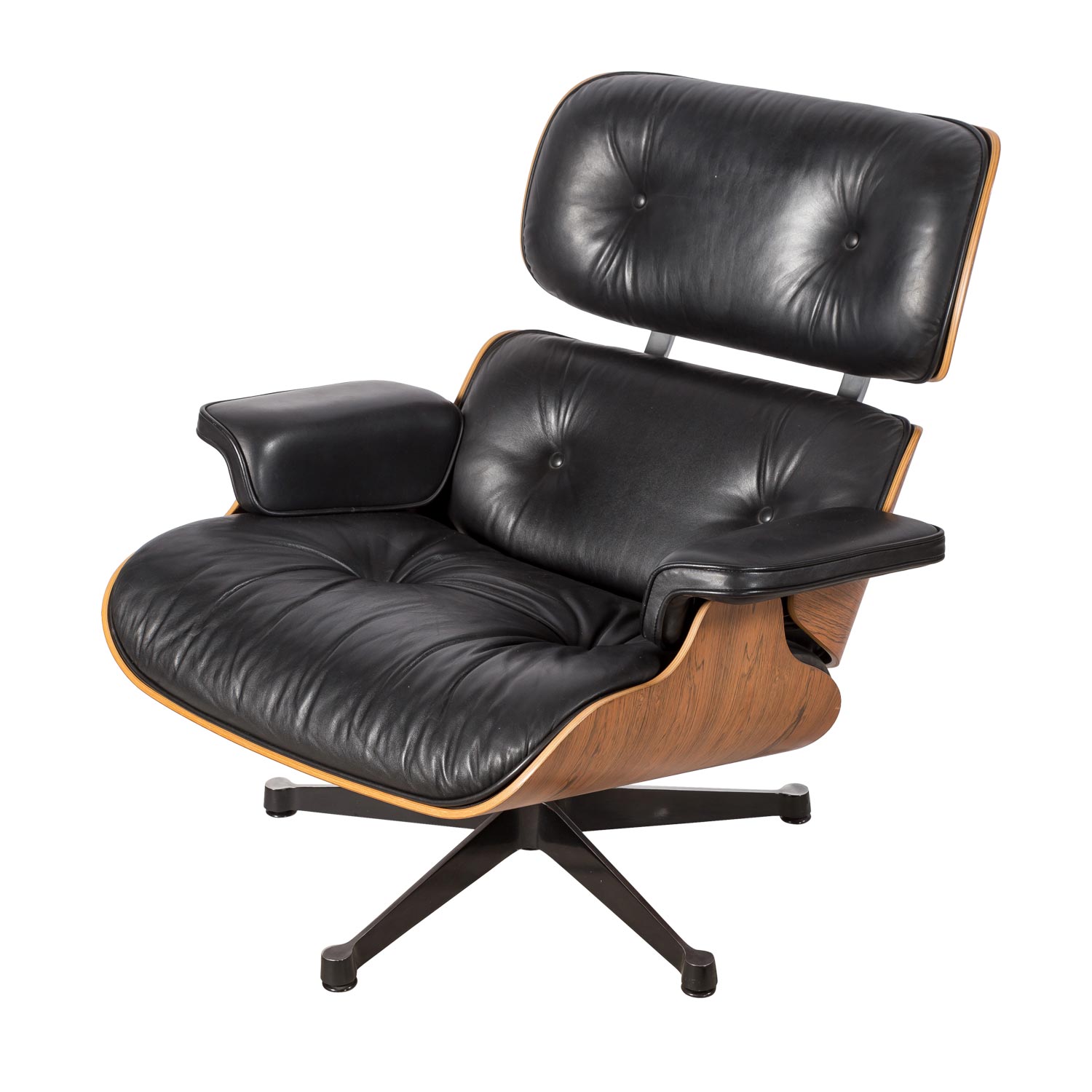 RAY & CHARLES EAMES "Lounge Chair mit Ottomane" - Image 5 of 8