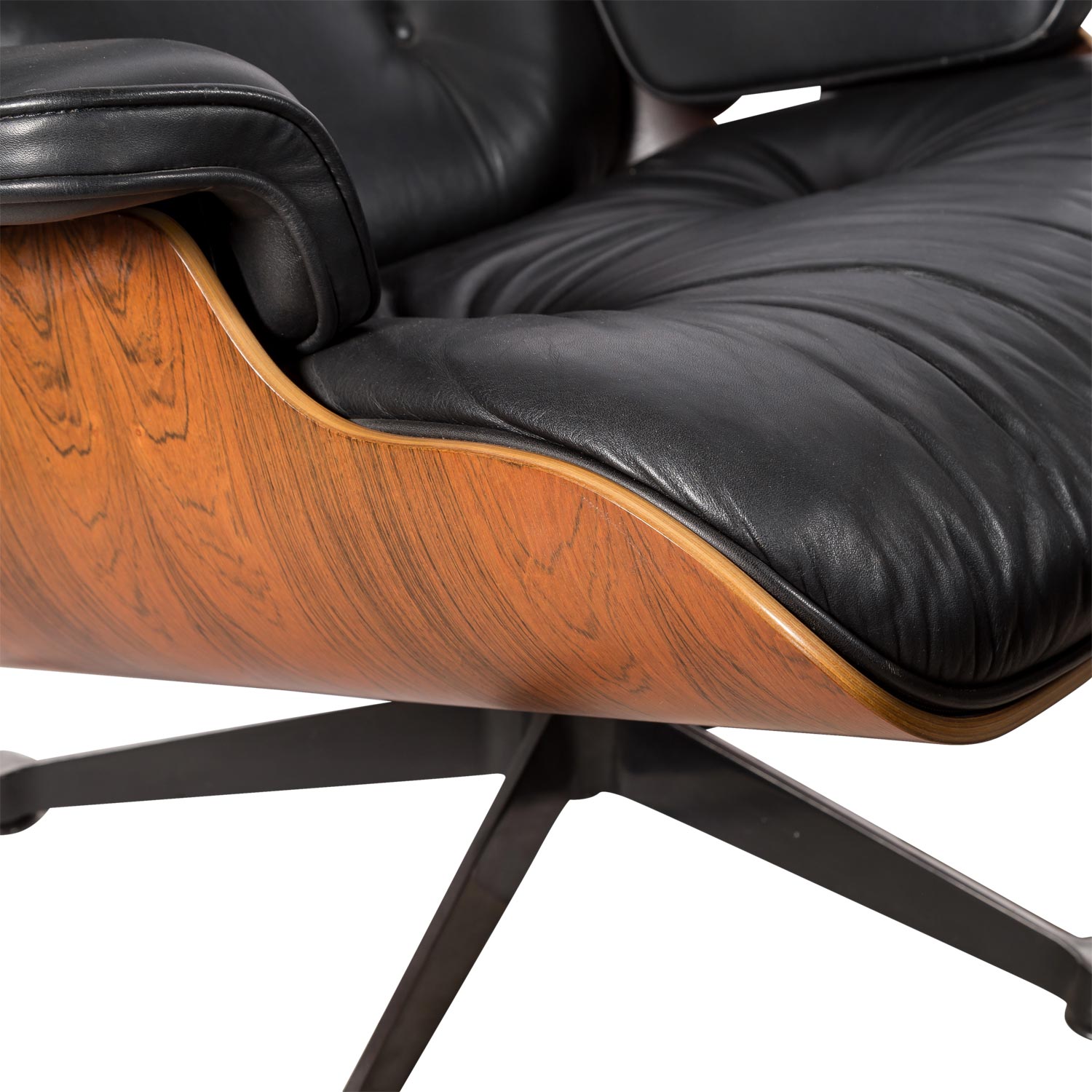 RAY & CHARLES EAMES "Lounge Chair mit Ottomane" - Image 3 of 8