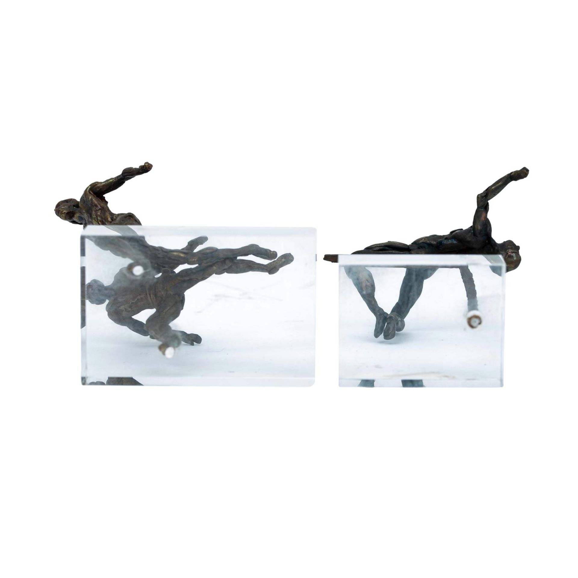 SCHRÖDER, HANS, attribuiert (1930-2010), 2 Figuren "Sportler", - Bild 8 aus 8