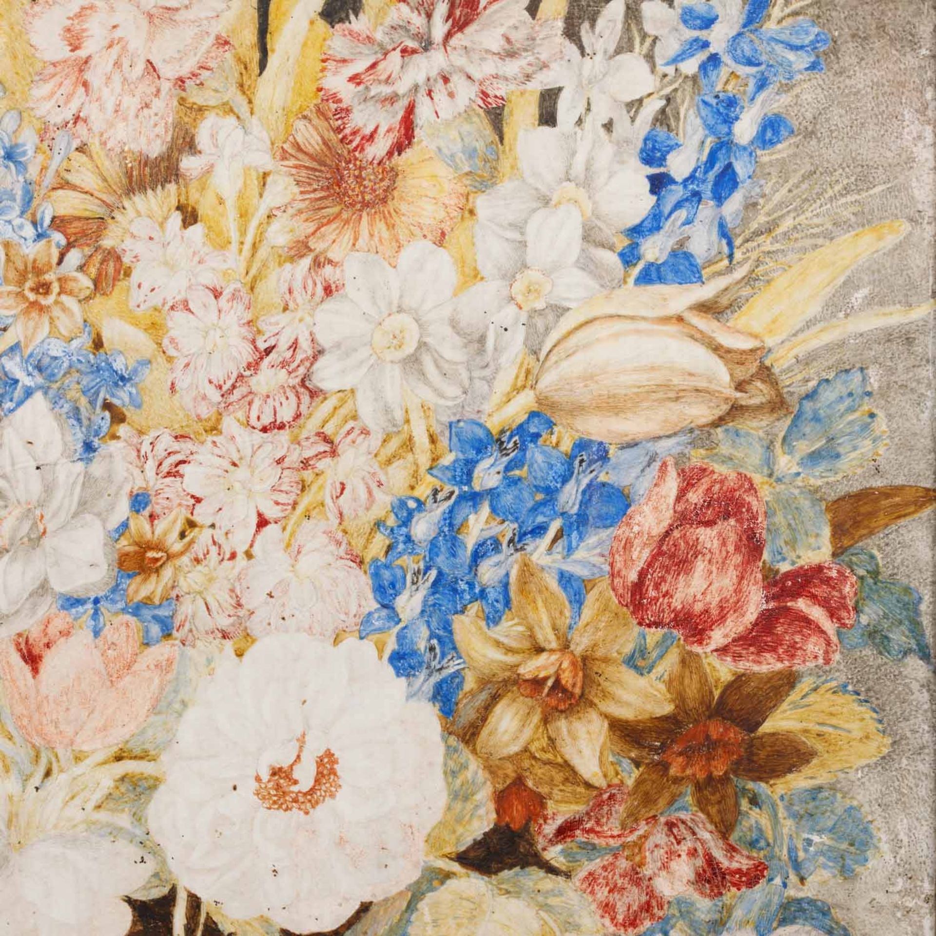 MONFORT, OCTAVIANUS (1646-1696), "Blumenbouquet in Kratervase", - Bild 4 aus 8