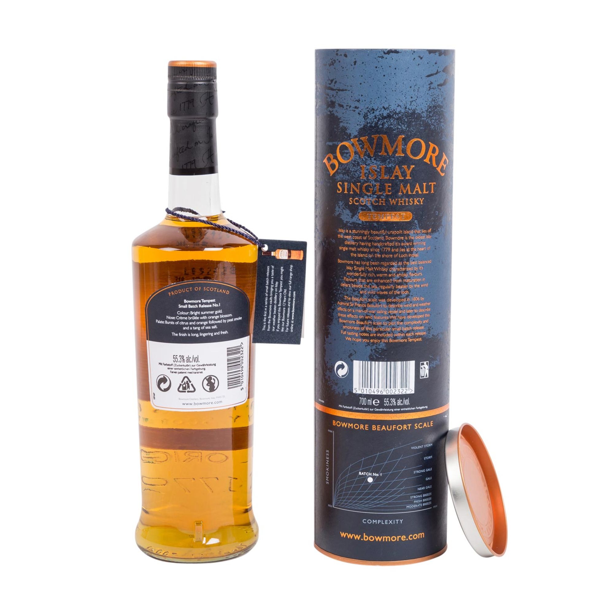 BOWMORE Single Malt Scotch Whisky 'TEMPEST - small batch release', 10 years - Image 2 of 3