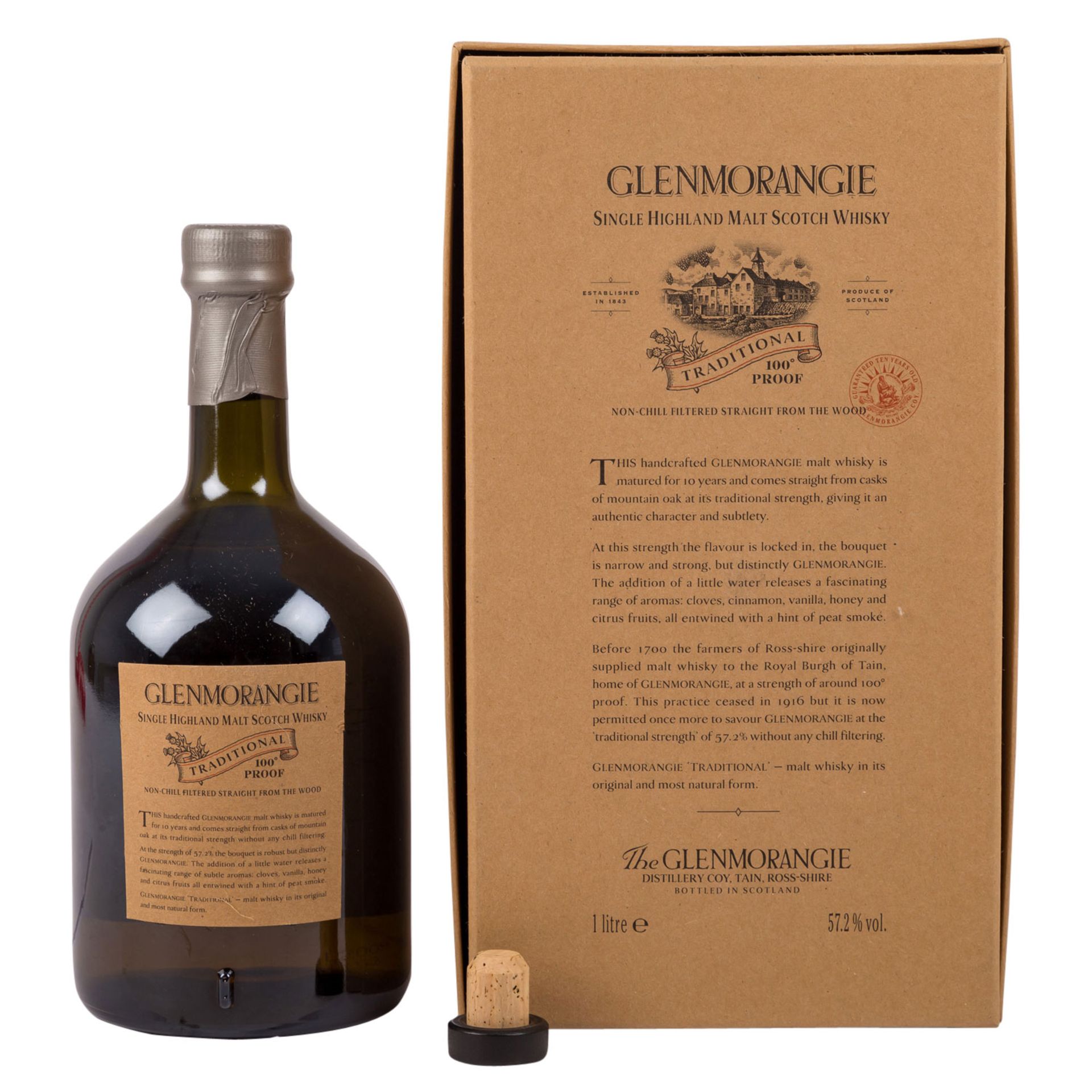 GLENMORANGIE Single Malt Scotch Whisky 'Traditional - 100° Proof' - Image 2 of 4