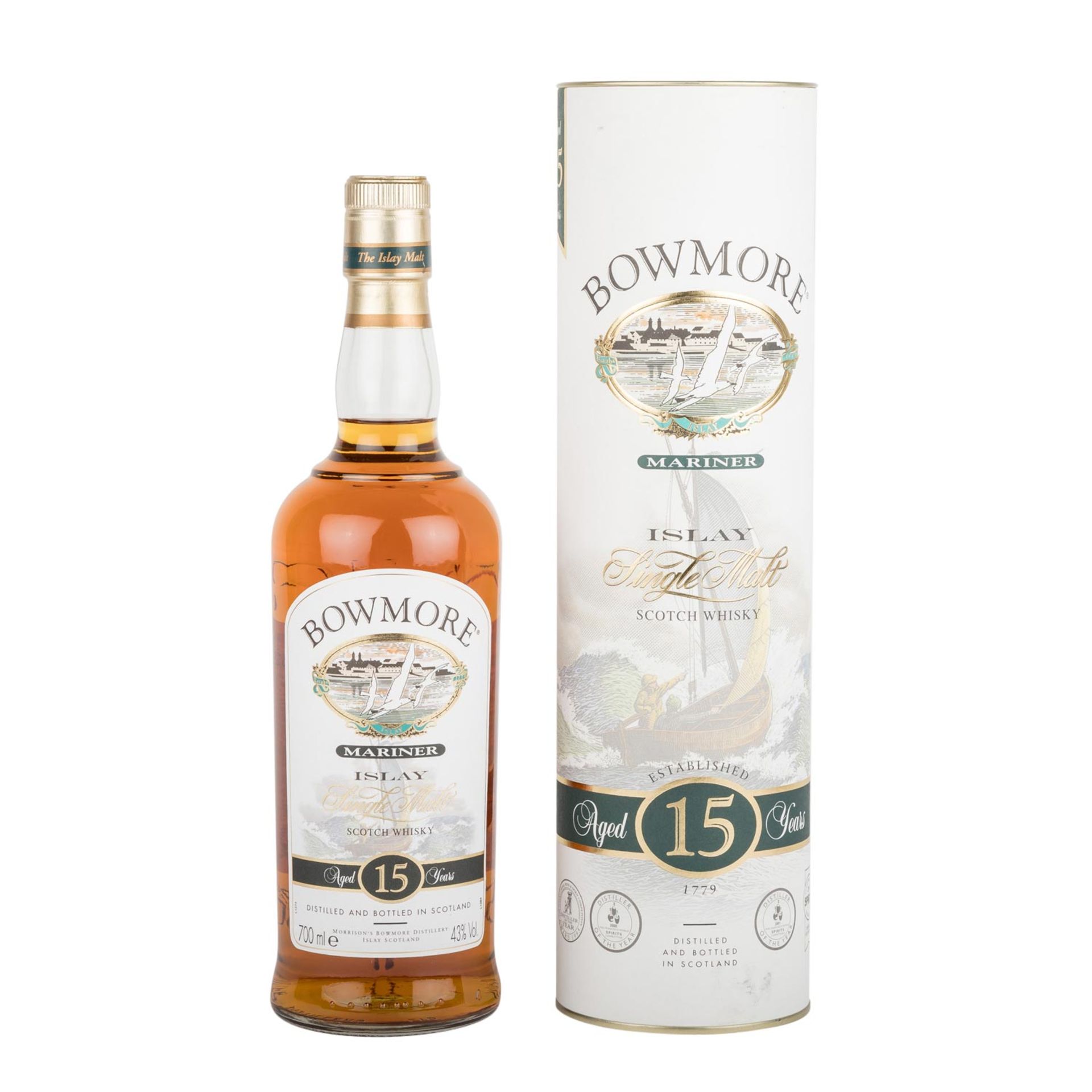 BOWMORE Single Malt Scotch Whisky 'MARINER', 15 years