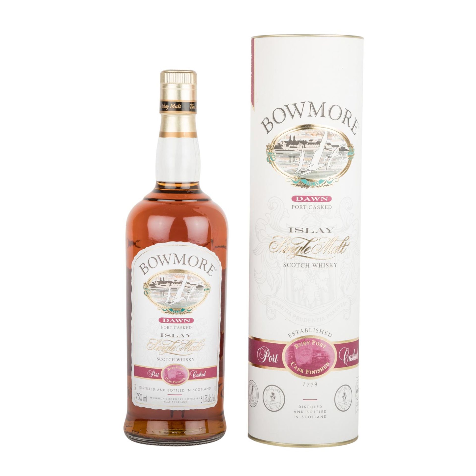 BOWMORE Single Malt Scotch Whisky 'DAWN' Ruby Port Cask