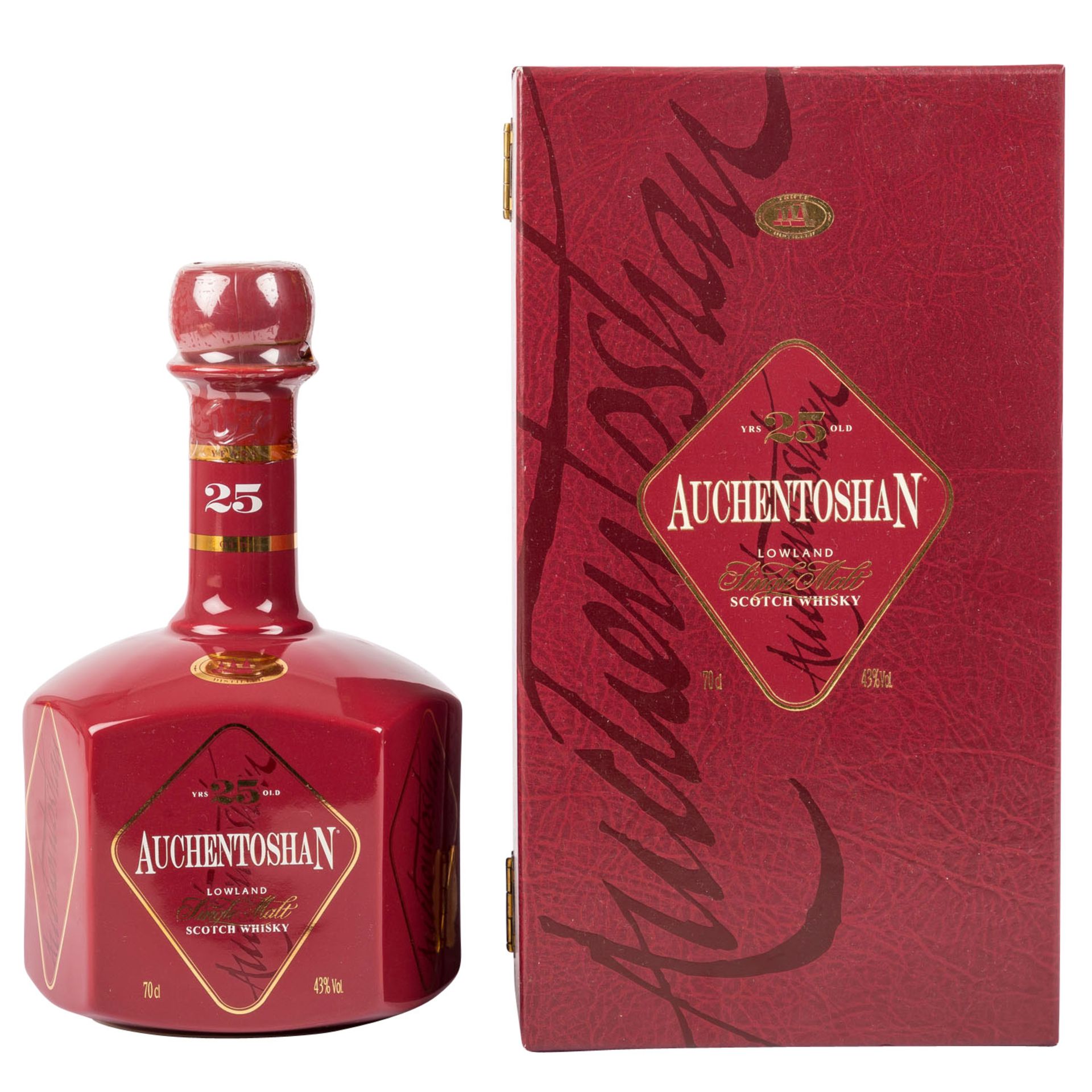 AUCHENTOSHAN Single Malt Scotch Whisky, 25 years, limitierte Edition in Keramikflasche