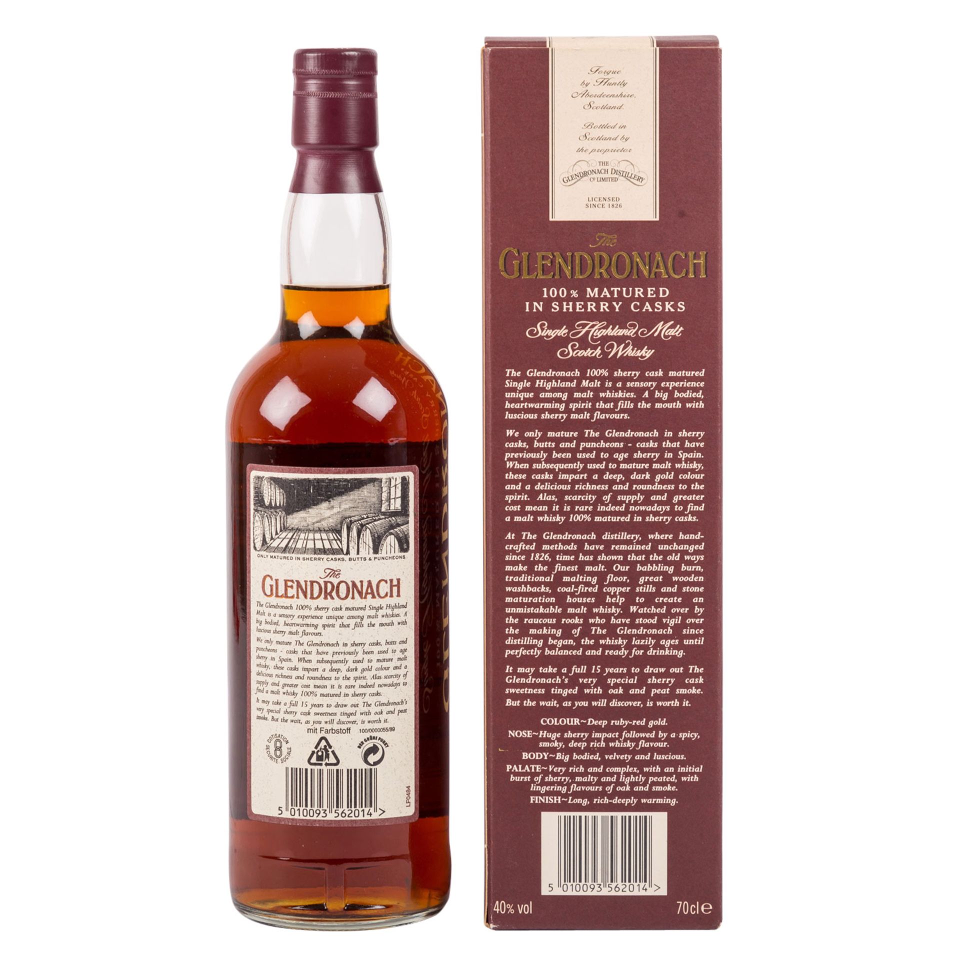 GLENDRONACH Single Malt Scotch Whisky, 15 years - Image 2 of 3