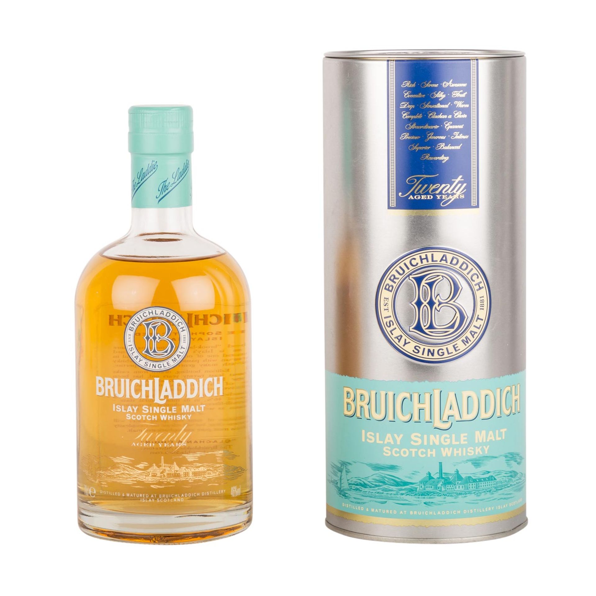 BRUICHLADDICH Single Malt Scotch Whisky 20 Years