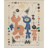 MIRÓ, Joan, NACH (1893-1983), "Figürliche Komposition",