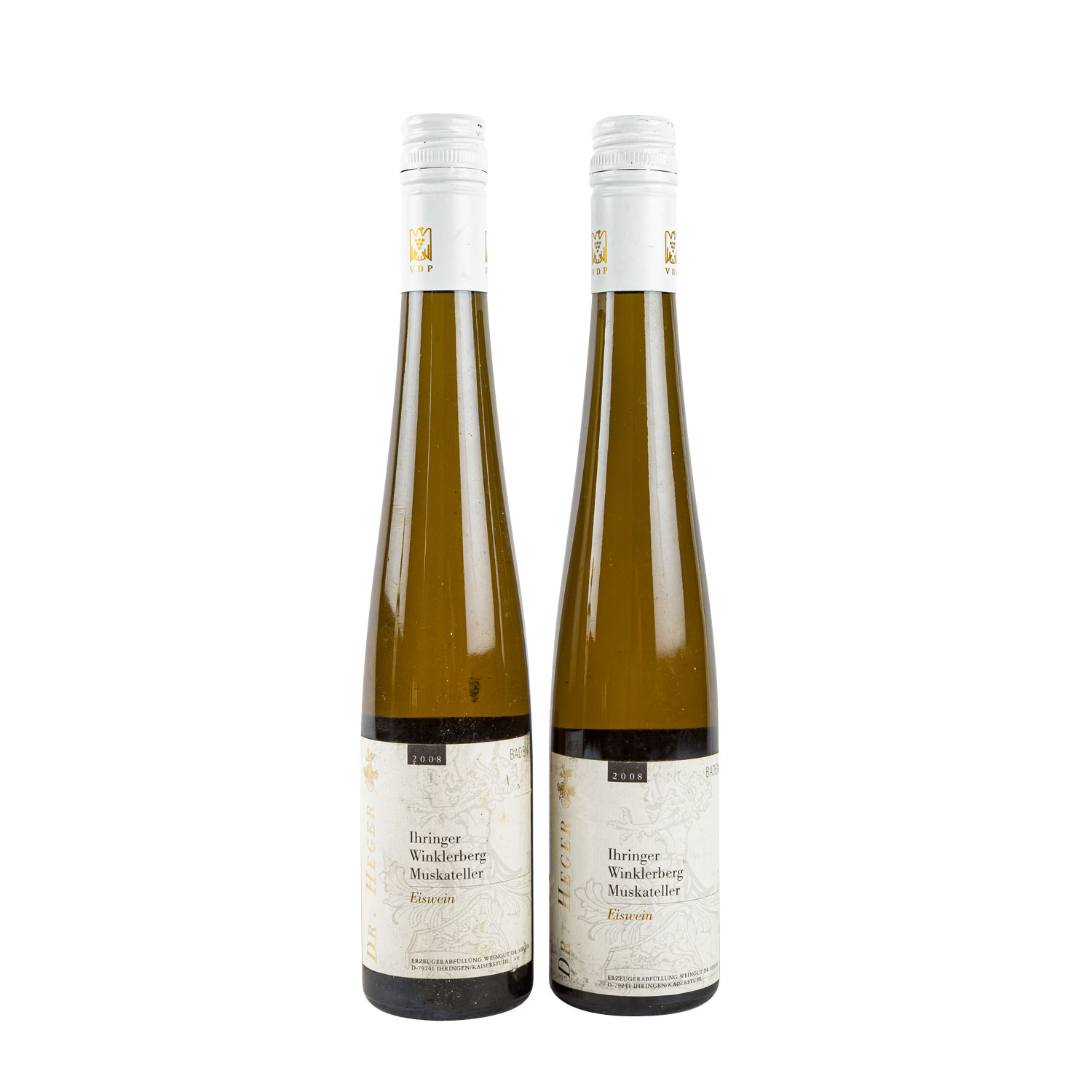 WEINGUT DR. HEGER 2 Flaschen "Ihringer Winkelerger Eiswein" 2008