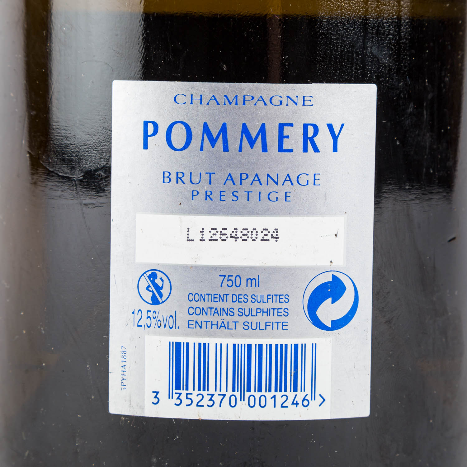 POMMERY 1 Flasche APANAGE PRESTIGE - Image 4 of 5