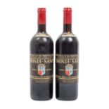 BRUNELLO DI MONTALCINO 2 Flaschen "Biondi-Santi Greppo Annata", 1985