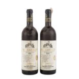 BRUNO GIACOSA 2 Flaschen "Barbaresco" 1987