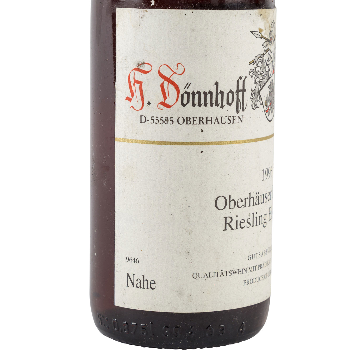 DÖNNHOFF 1 Flasche Oberhäuser Brücke Eiswein 1996, - Image 3 of 6