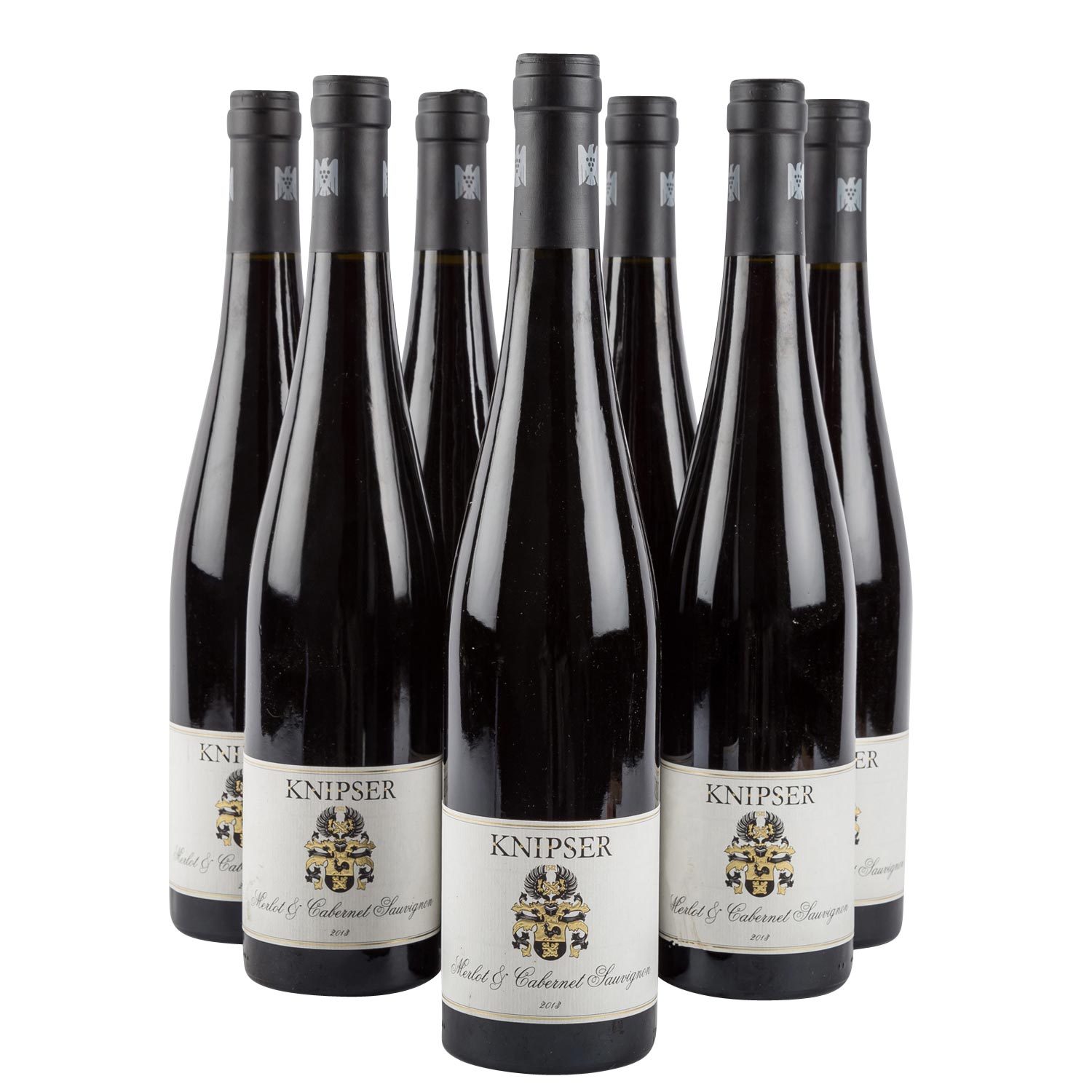 WEINGUT KNIPSER 9 Flaschen Merlot & Cabernet 2013,