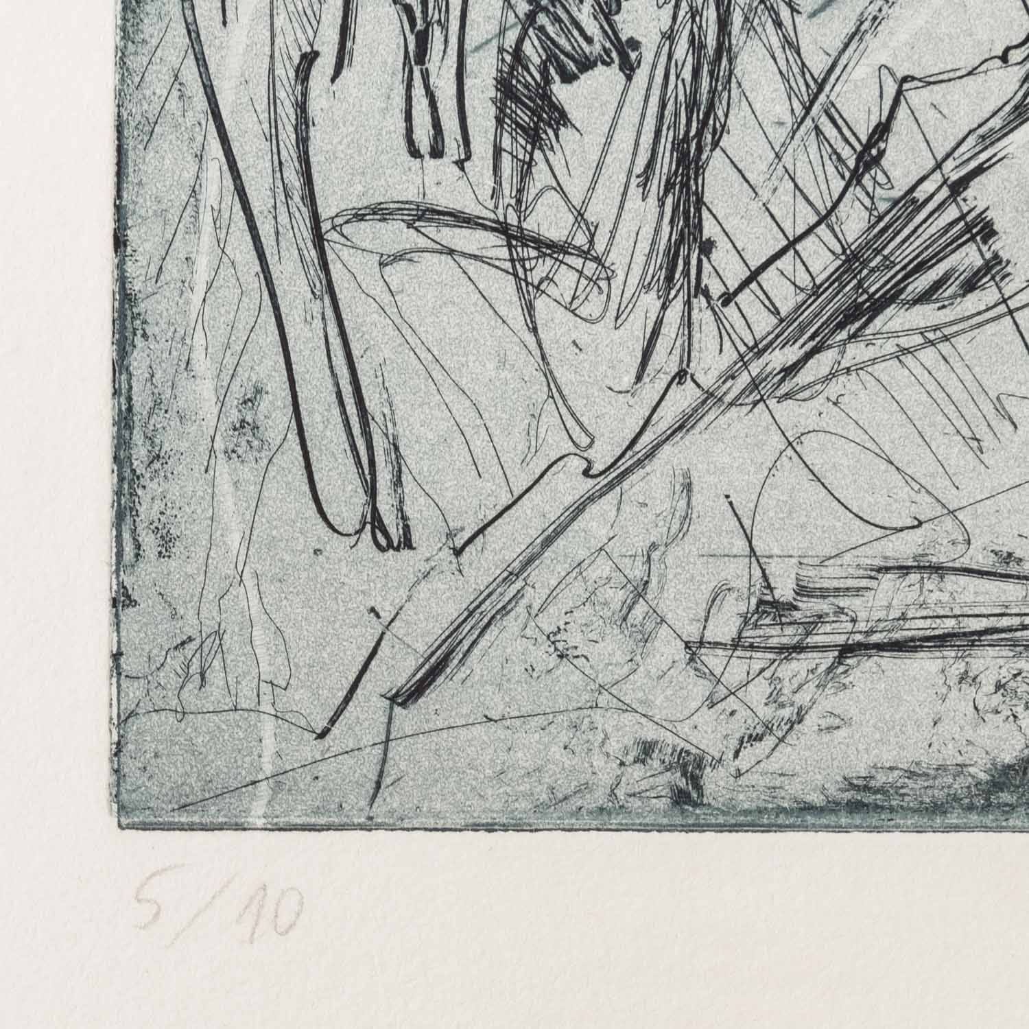 MINKE, ELISABETH (geb. 1954), 3 informelle Kompositionen, 1979, - Image 8 of 12