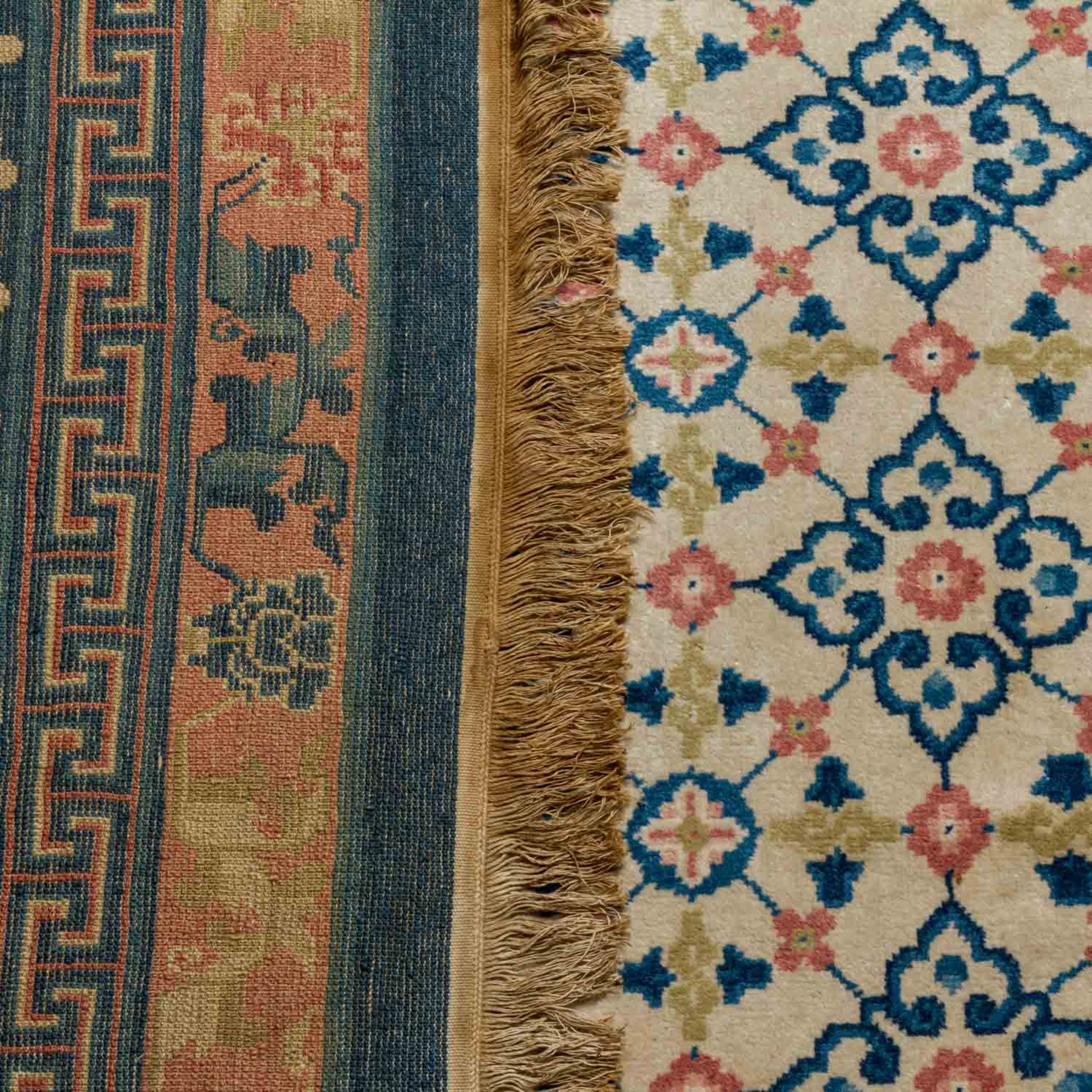 Teppich. CHINA, um 1900, 200x140 cm. - Bild 3 aus 4