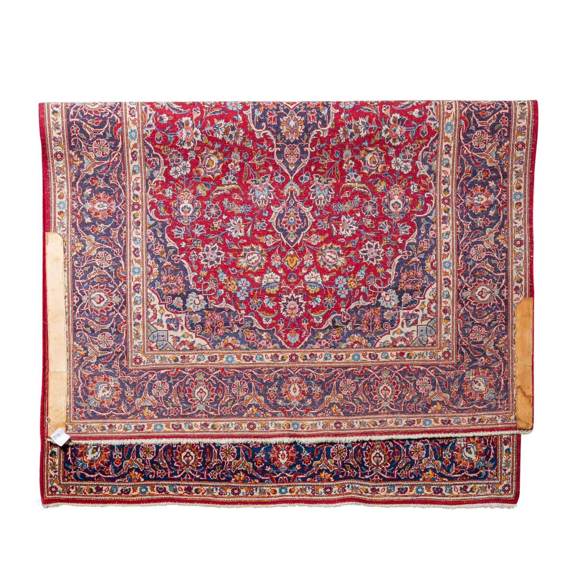 Orientteppich KESHAN/PERSIEN, Mitte 20. Jh., 220x138 cm. - Image 2 of 4