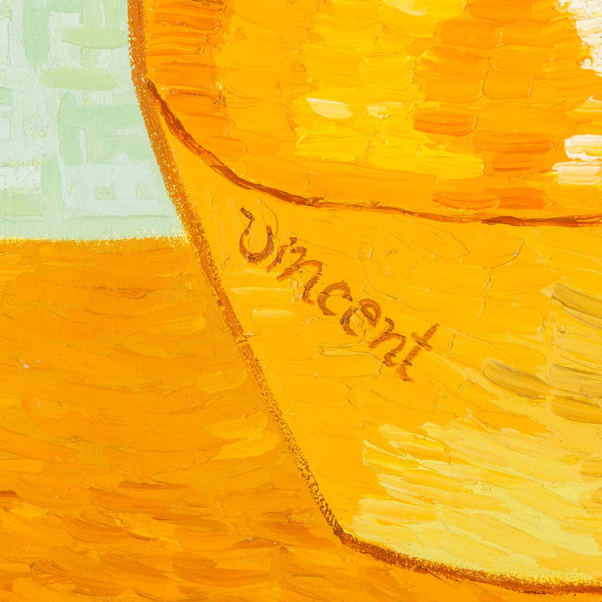 KUJAU, KONRAD (1938-2000), "Sonnenblumen in Vase" nach Vincent van Gogh, - Bild 3 aus 7