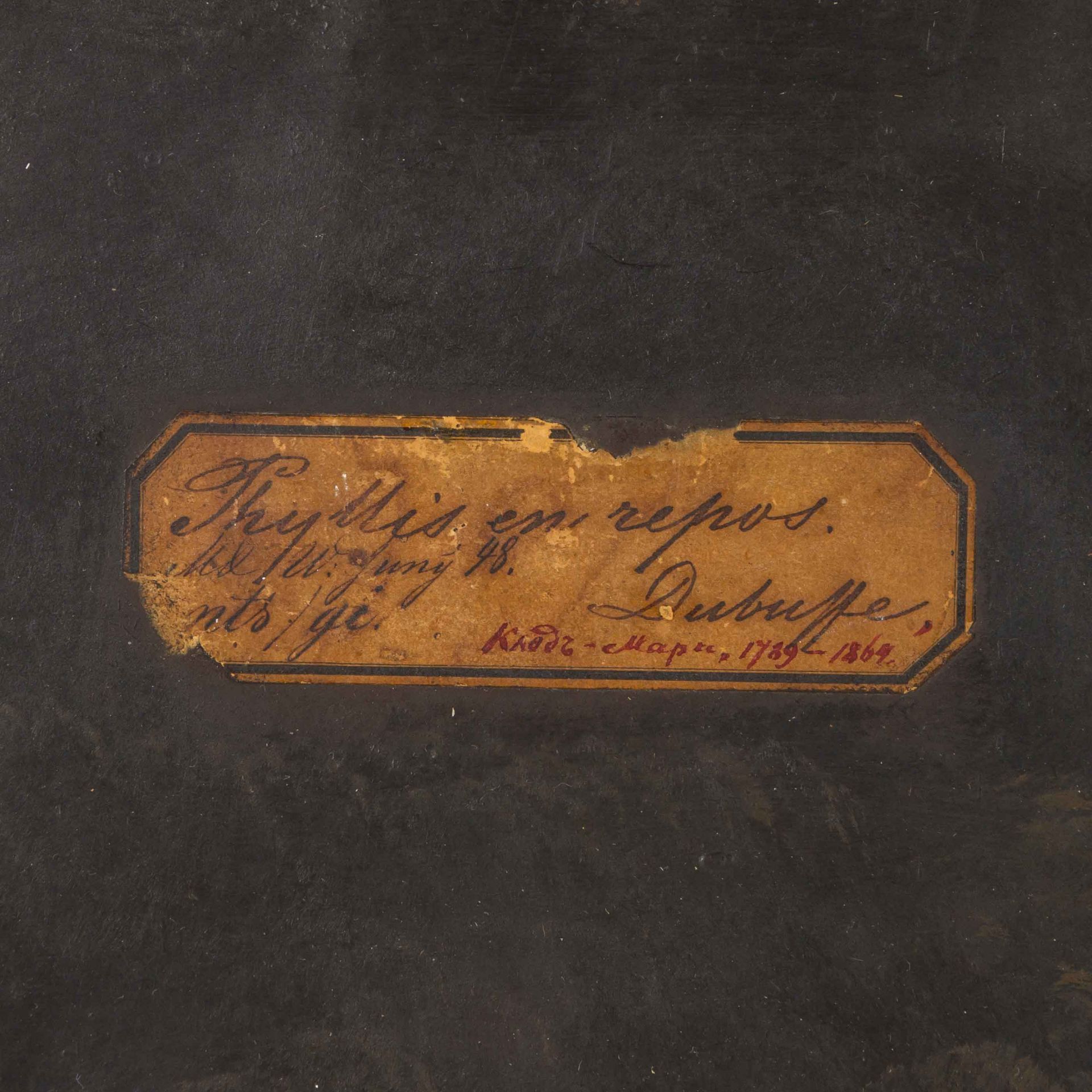 DUBUFE, CLAUDE MARIE, ATTRIBUIERT/UMKREIS (1790-1864), "Phyllis en repos", - Bild 5 aus 5