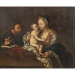 BAROCKMALER/IN 18. Jh., "Die Heilige Familie",