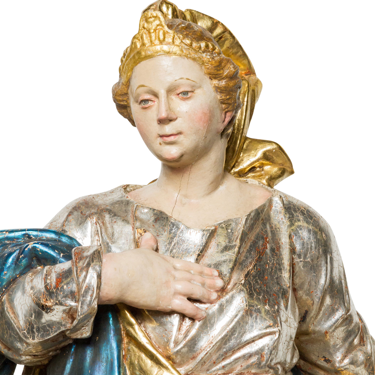 BAROCK-BILDSCHNITZER 18. Jh., "Maria Immaculata", - Image 2 of 8