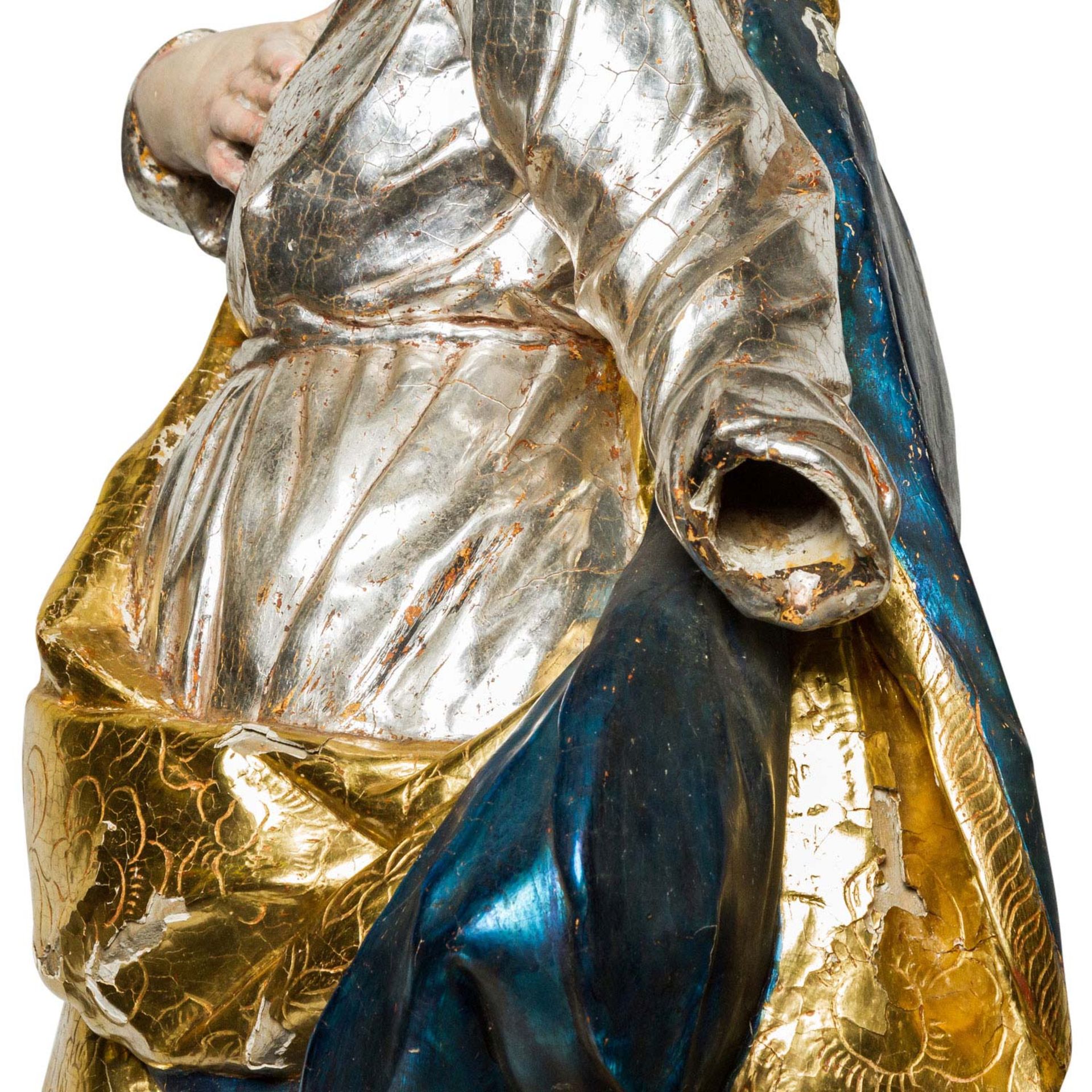 BAROCK-BILDSCHNITZER 18. Jh., "Maria Immaculata", - Image 5 of 8