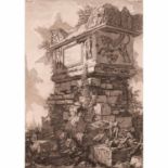 PIRANESI, GIOVANNI BATTISTA (1720-1778), "Veduta di un Sepolero fuori di Porta del Popolo...",