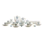 ROYAL LIMOGES 32-tlg. Kaffeeservice 'Fontainebleau', 20. Jh.