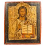 IKONE "Christus Pantokrator", Russland 18./19. Jh.,