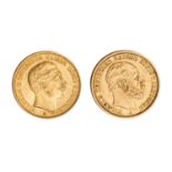 Preussen/GOLD - 2 x 20 Goldmark 1881 A