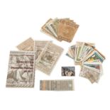 Konvolut Banknoten und Gutscheine