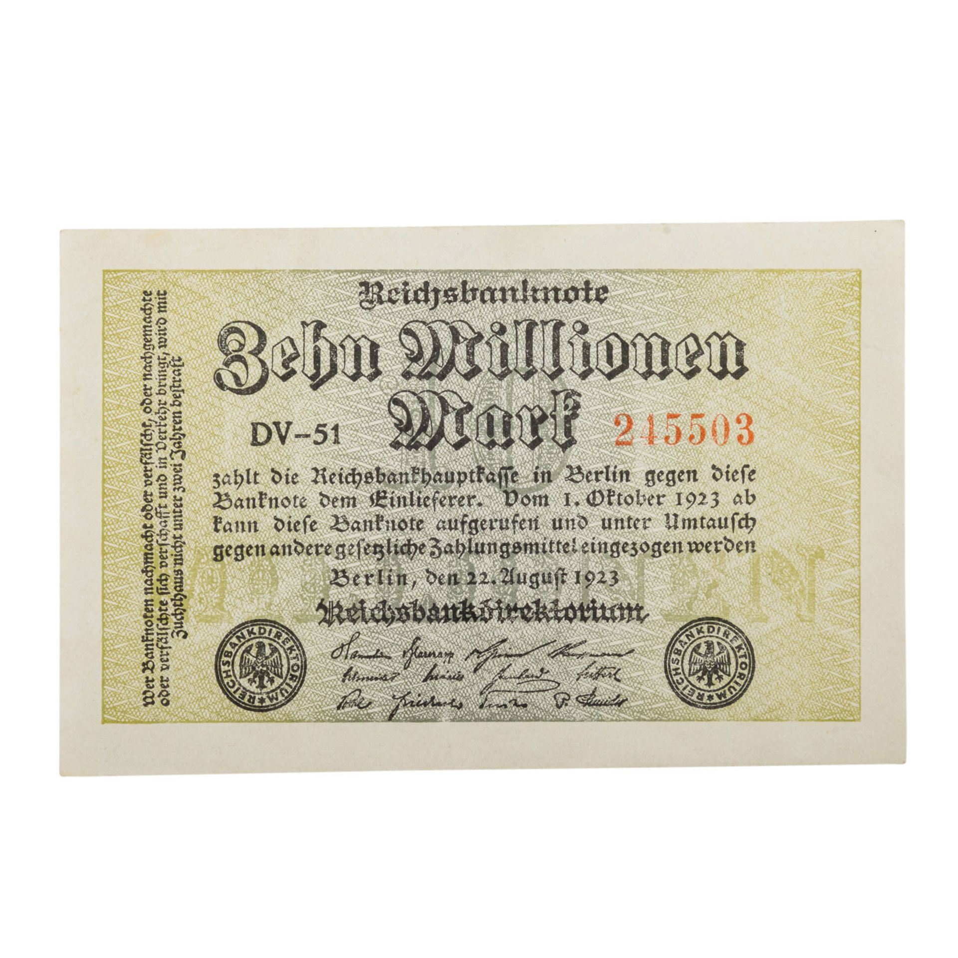 Banknotensammlung Deutsches Reich - Bild 2 aus 5