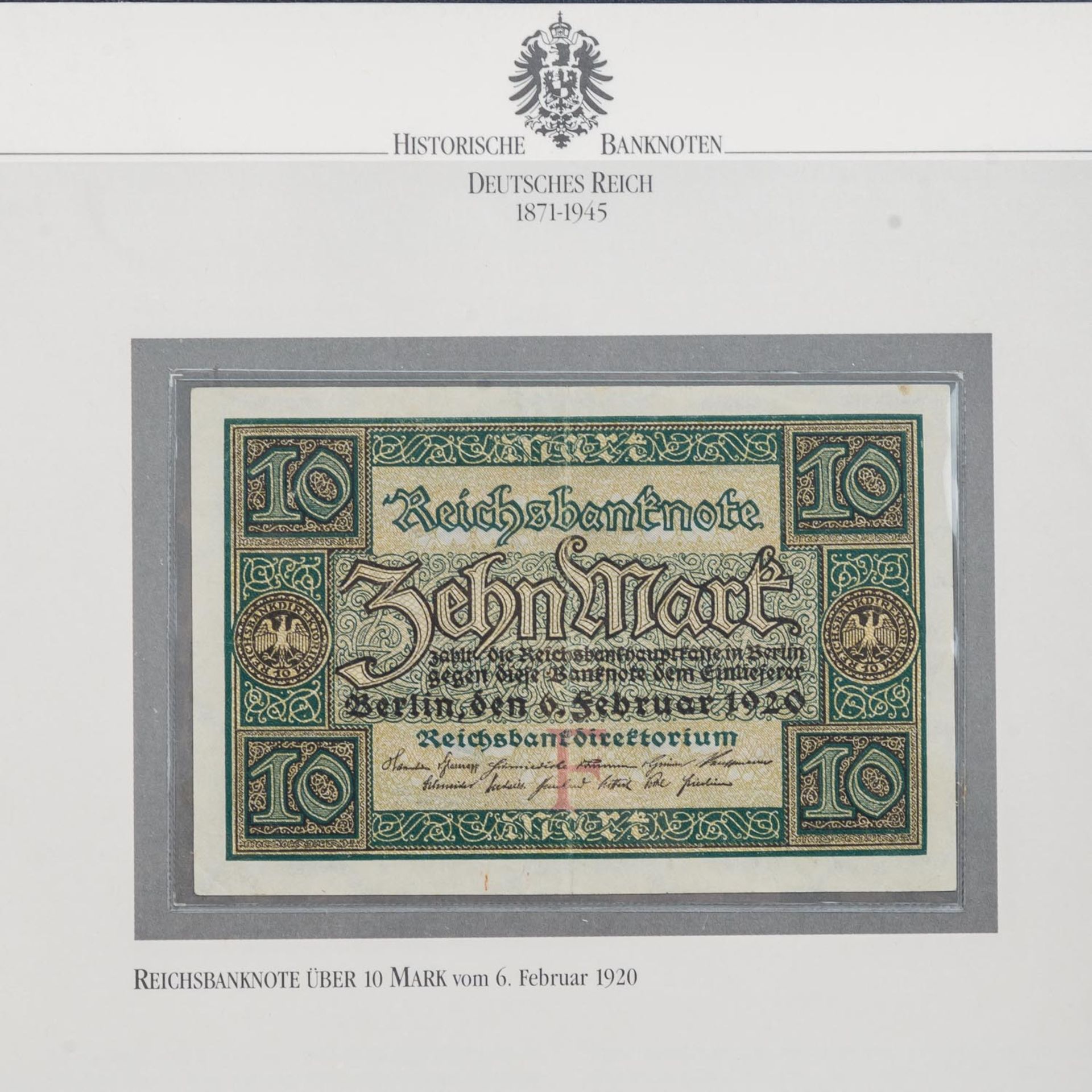 Sammelalbum "Historische Banknoten Deutsches Reich 1871-1945" - - Bild 3 aus 6